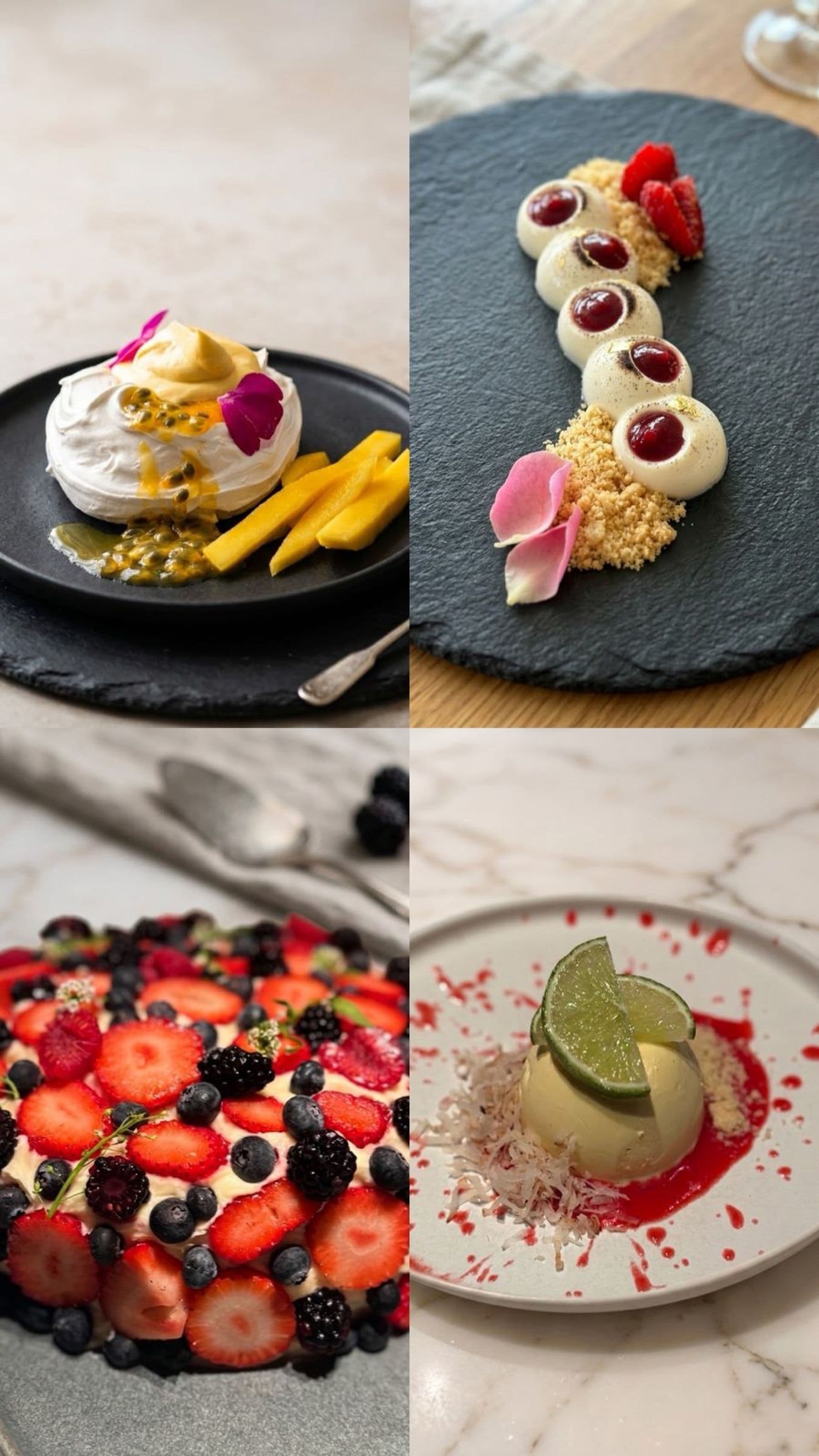 Sample menu image