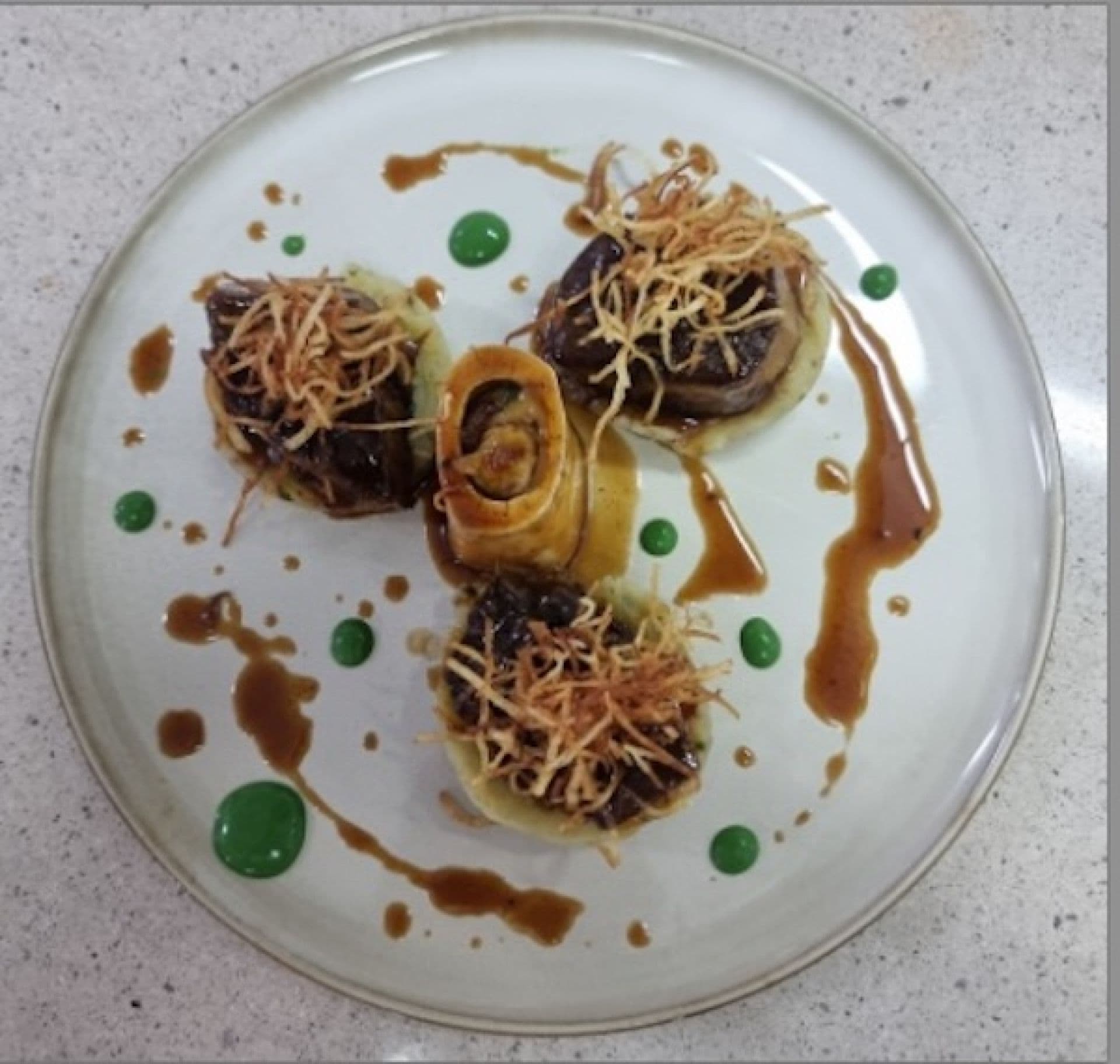 Sample menu image