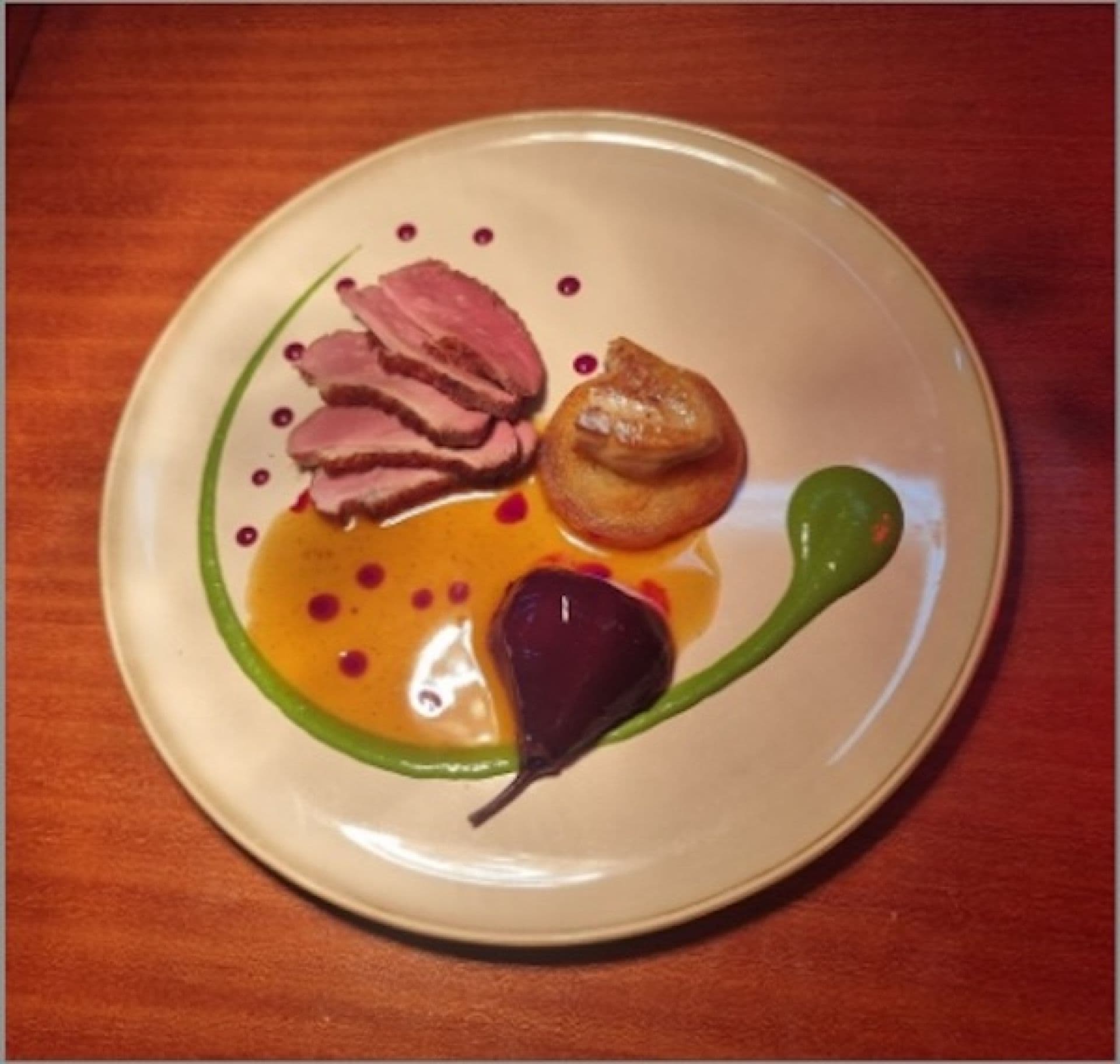 Sample menu image
