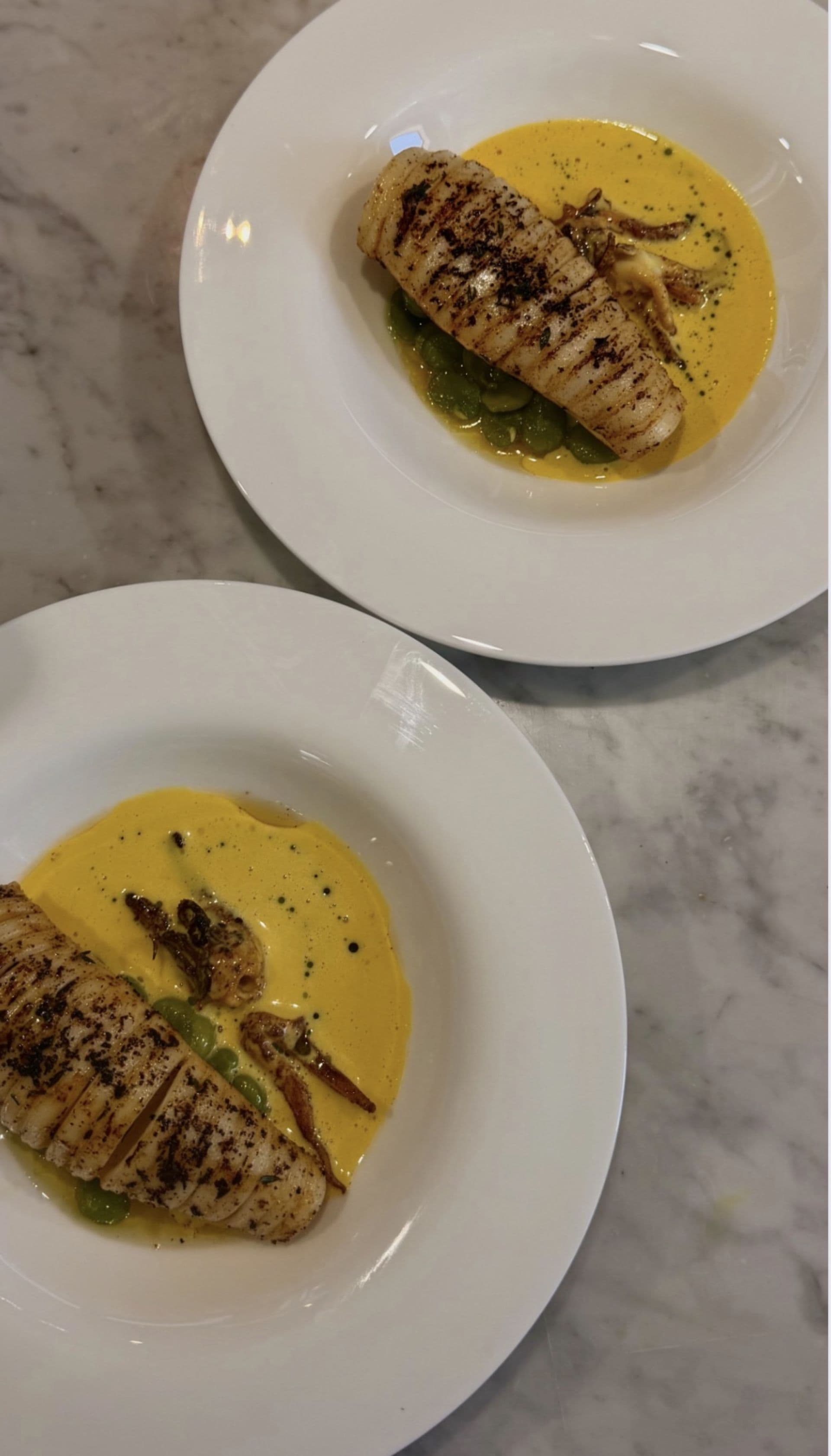 Sample menu image