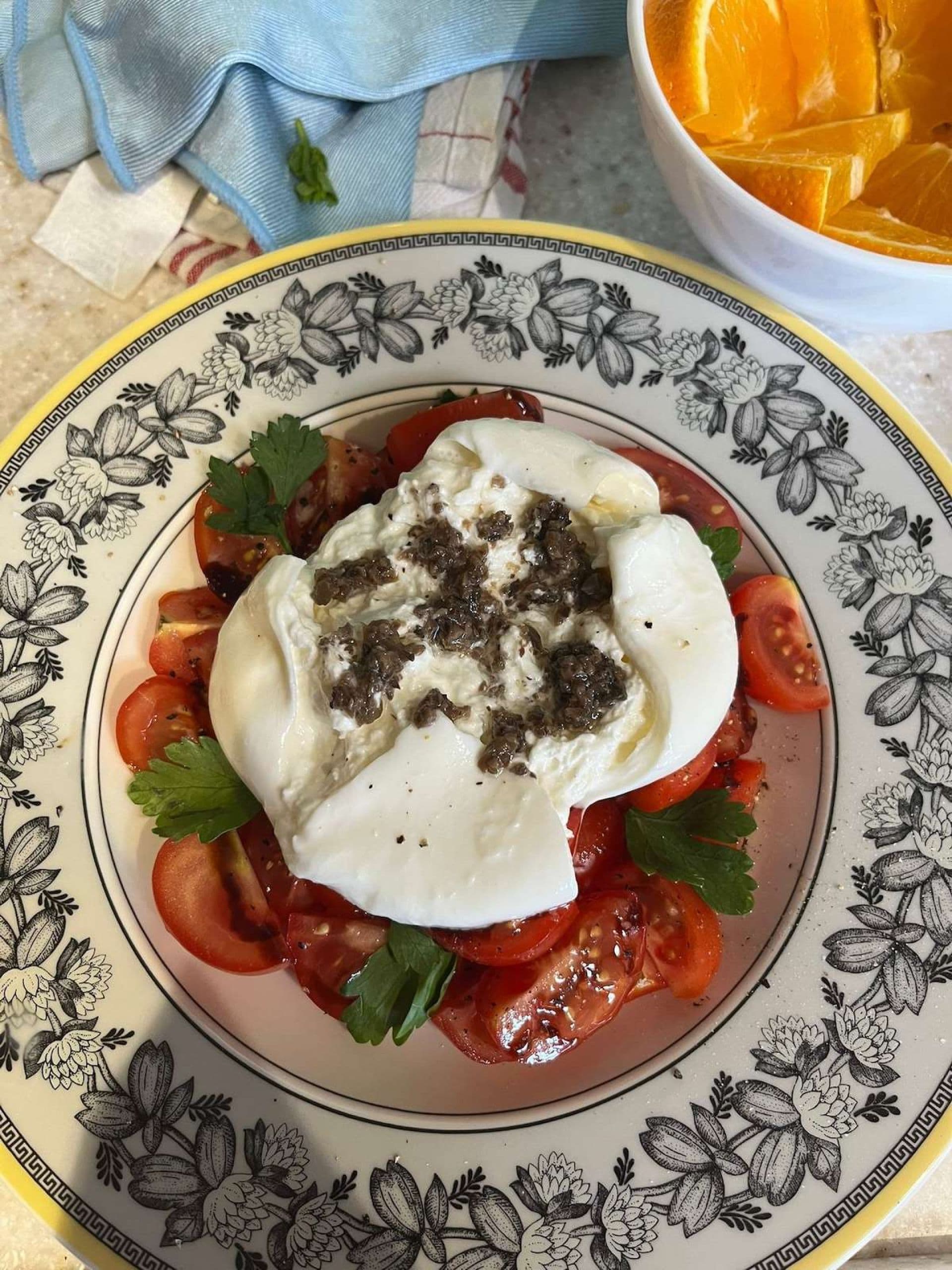 Sample menu image