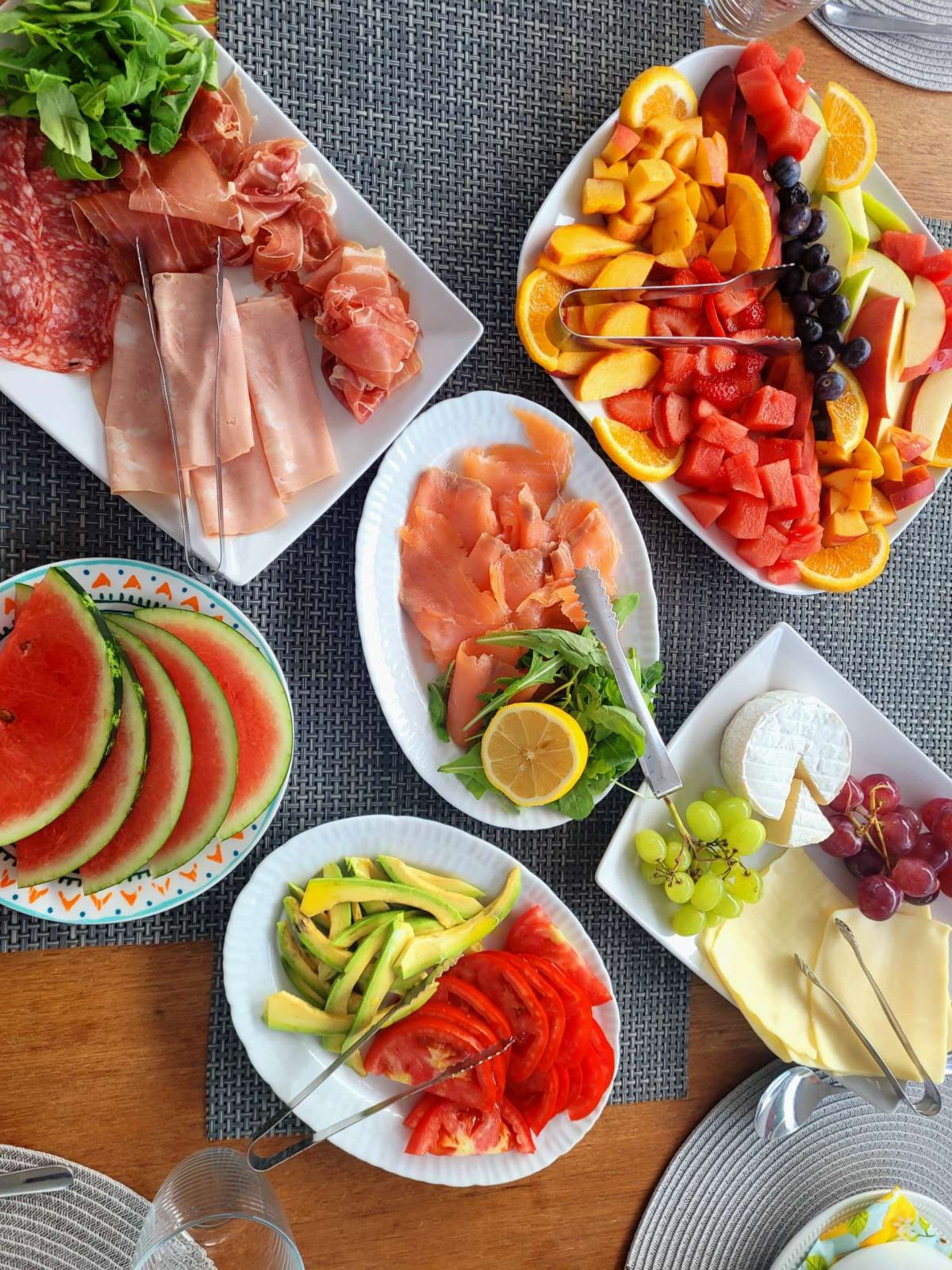 Sample menu image
