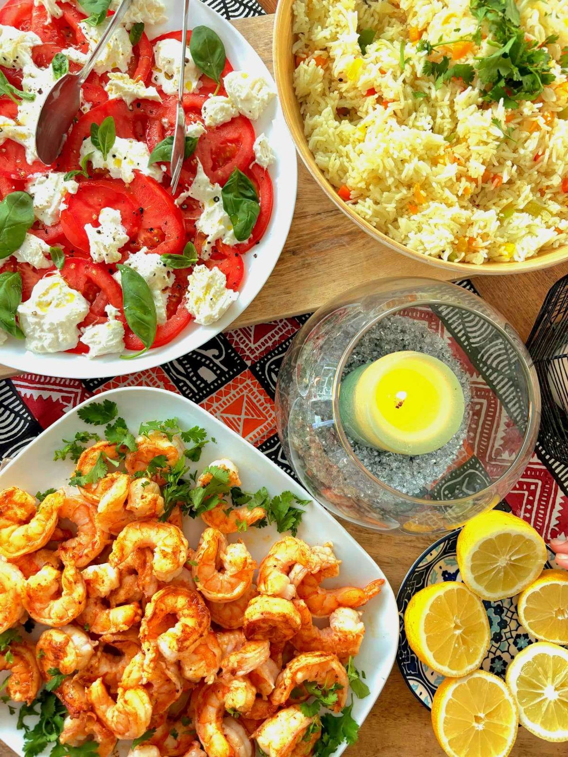Sample menu image