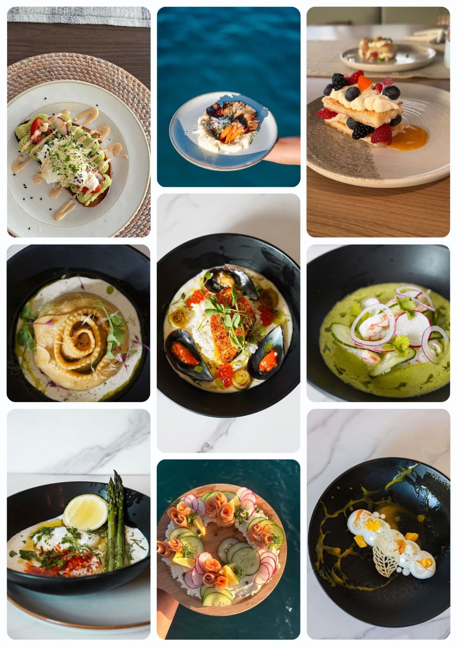 Sample menu image