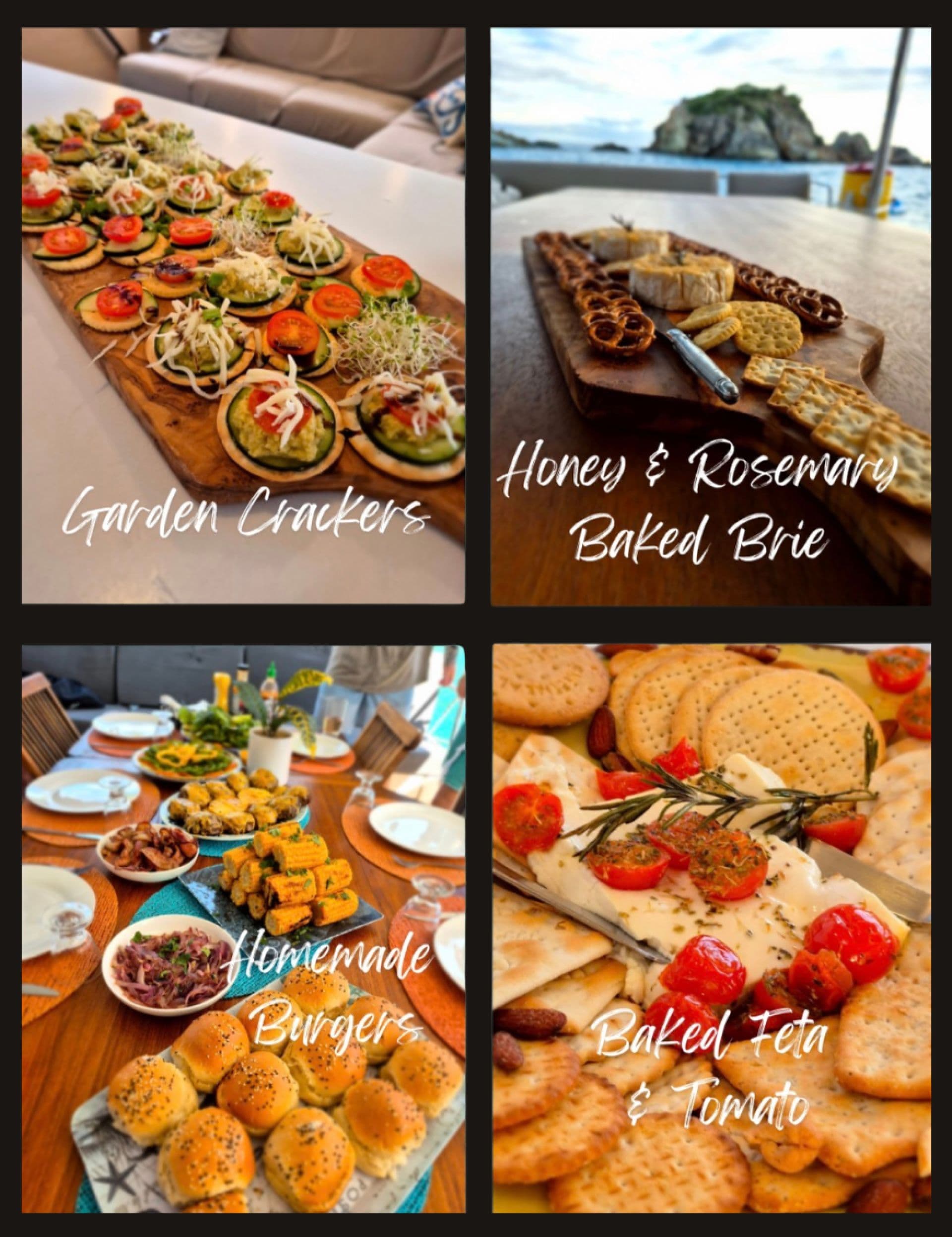 Sample menu image