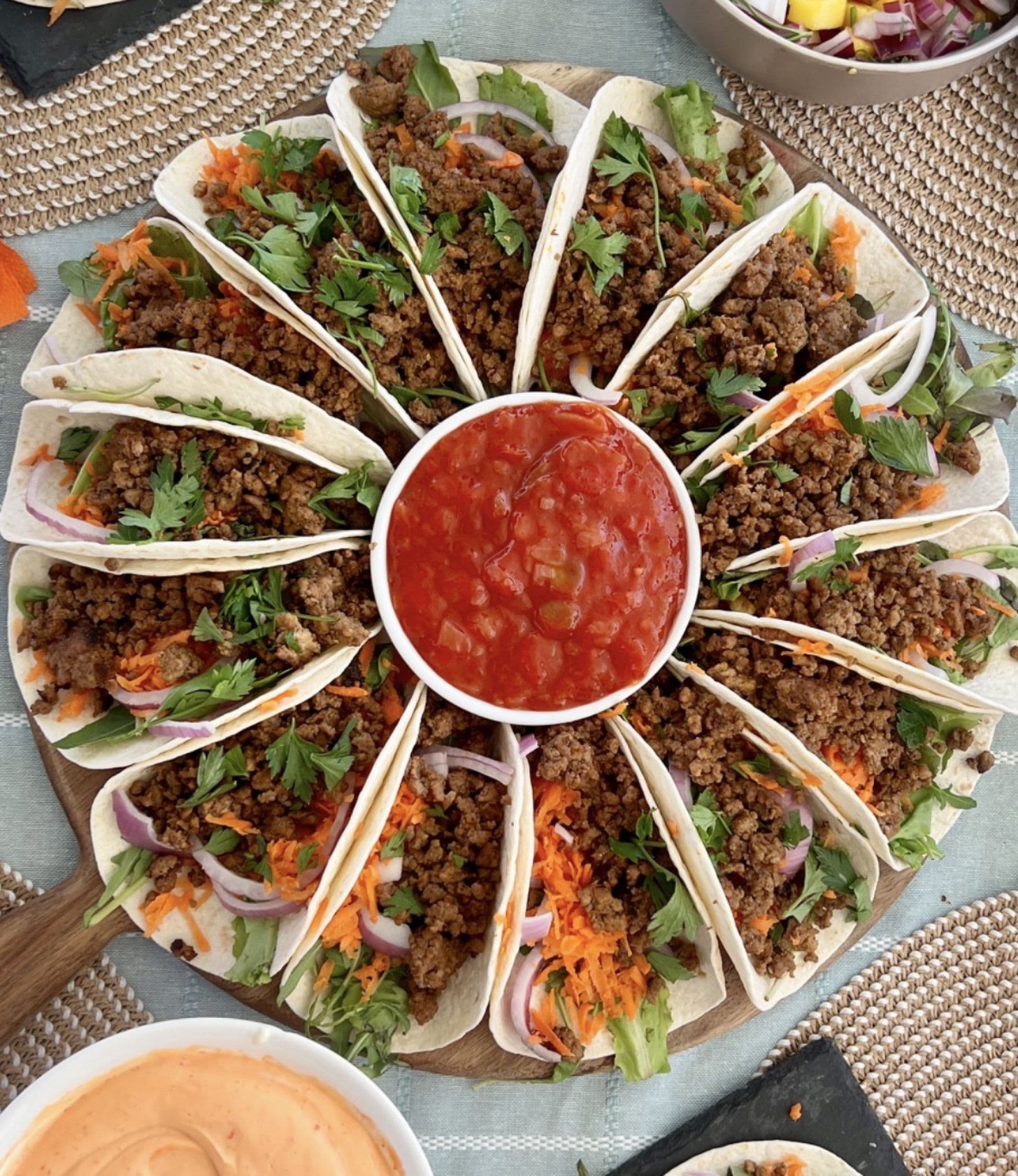 Sample menu image