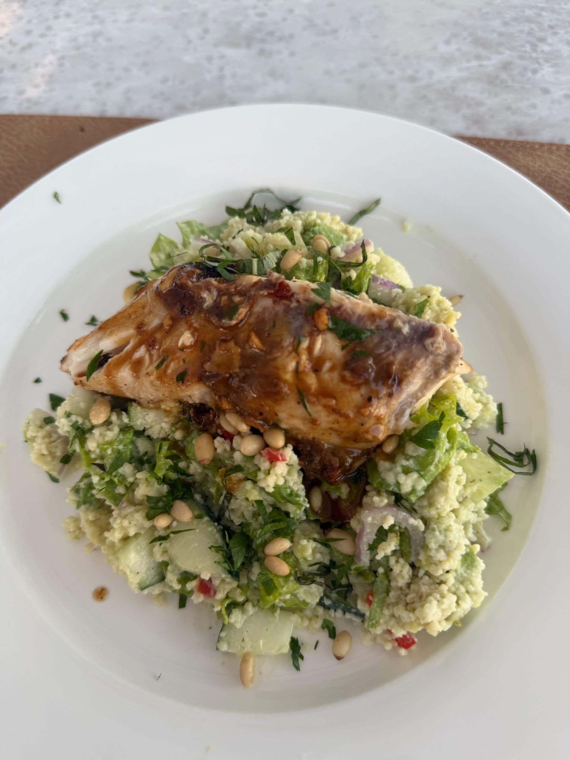 Sample menu image