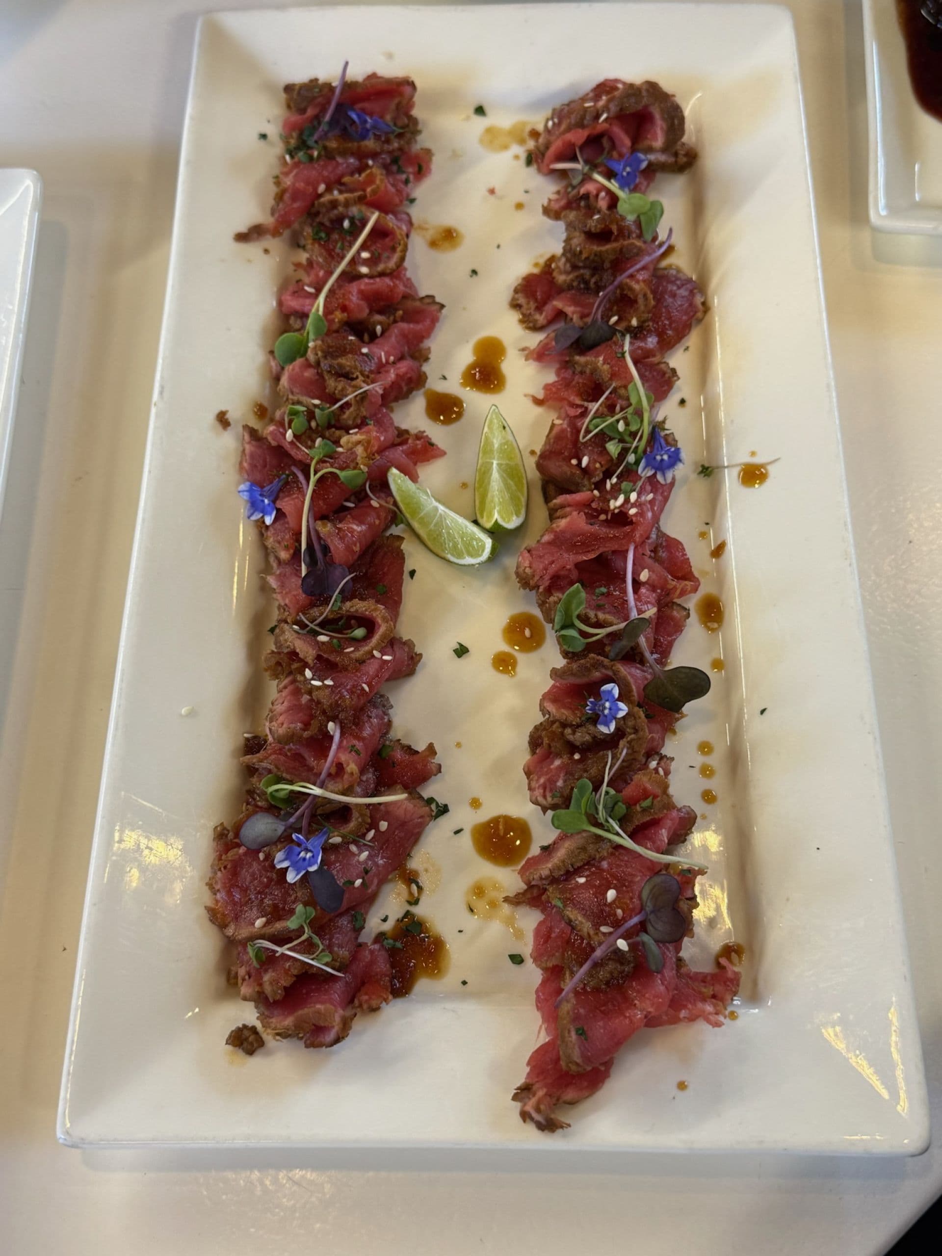 Sample menu image