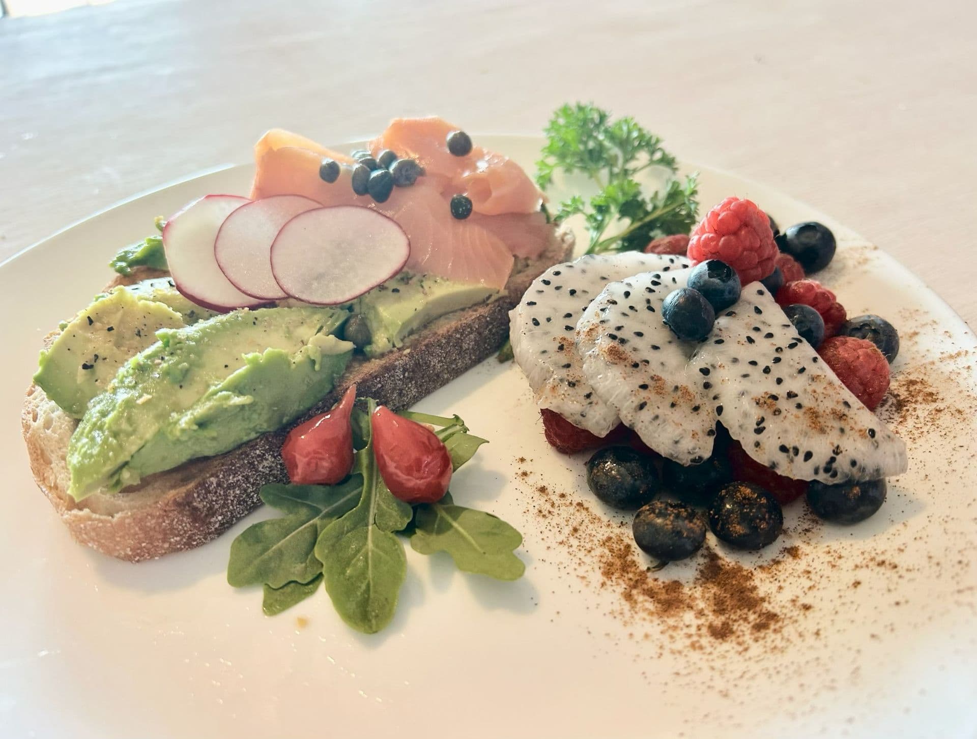 Sample menu image