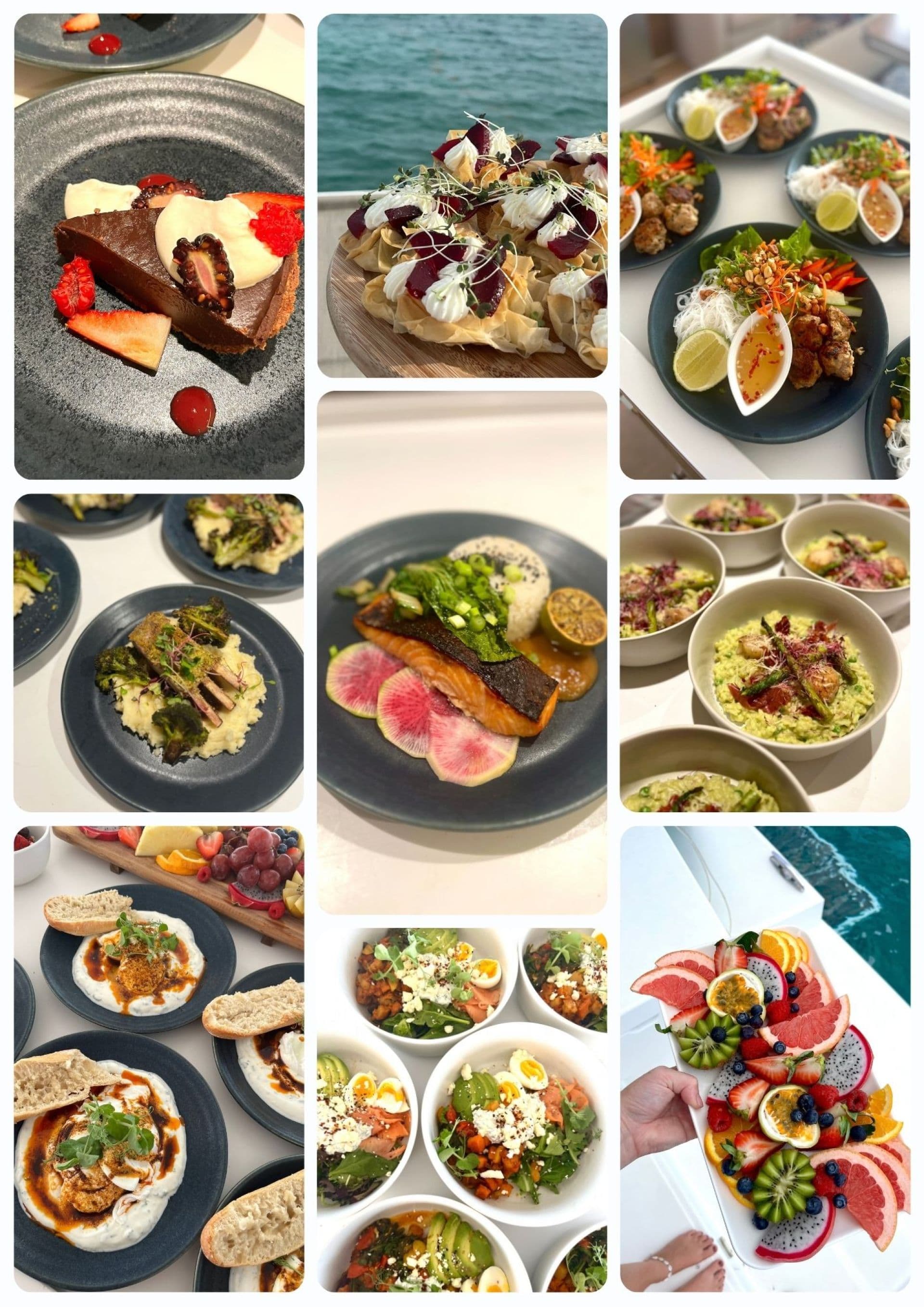 Sample menu image