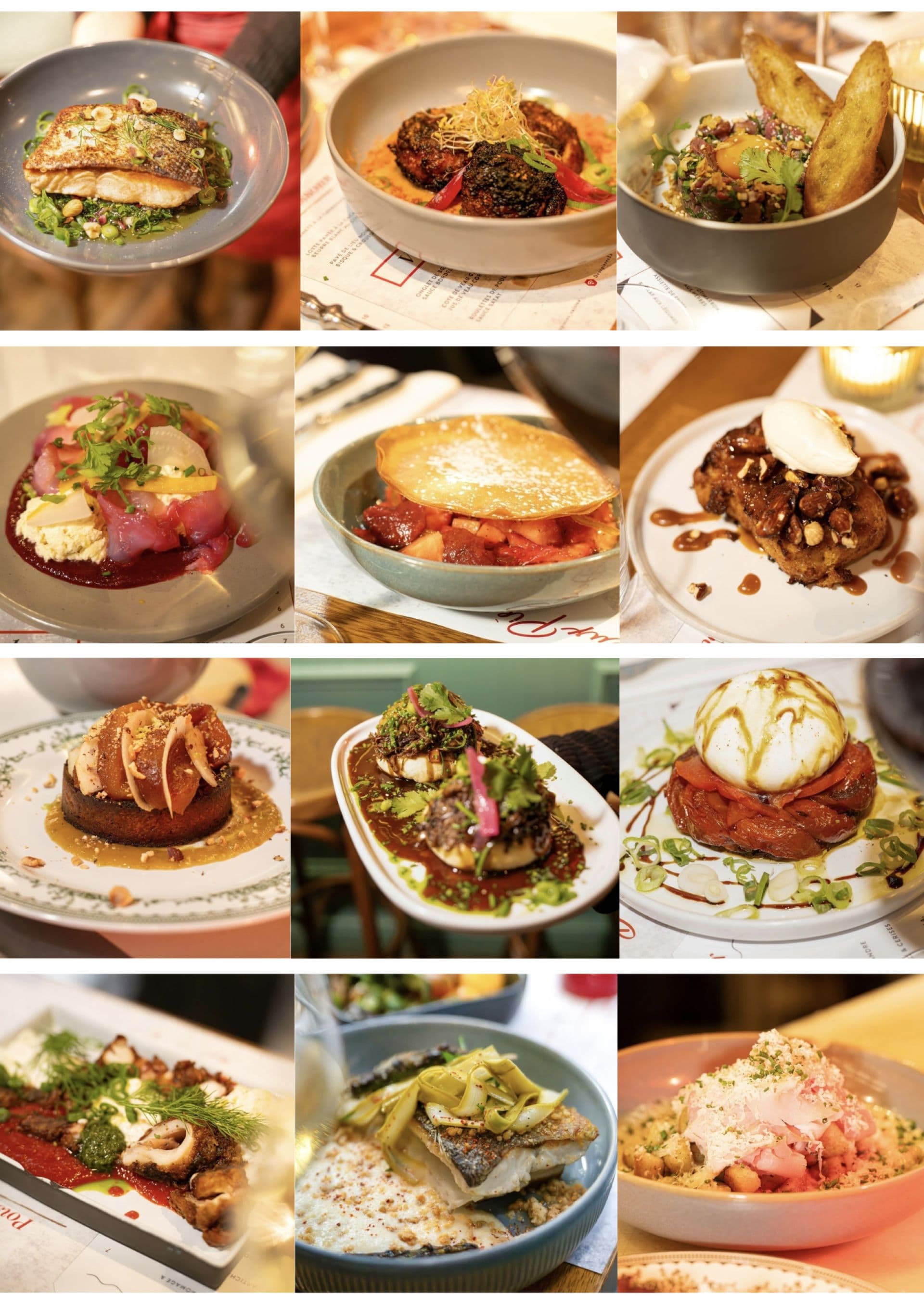 Sample menu image