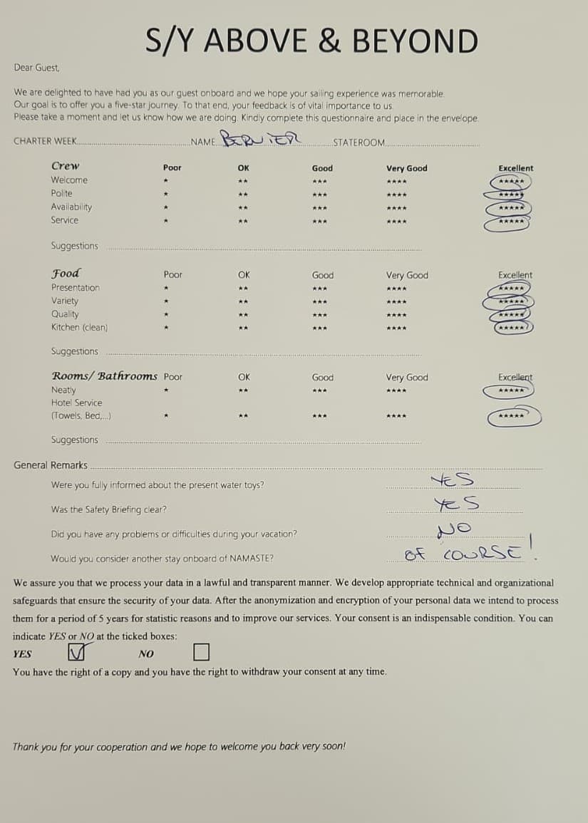 ABOVE & BEYOND guest review