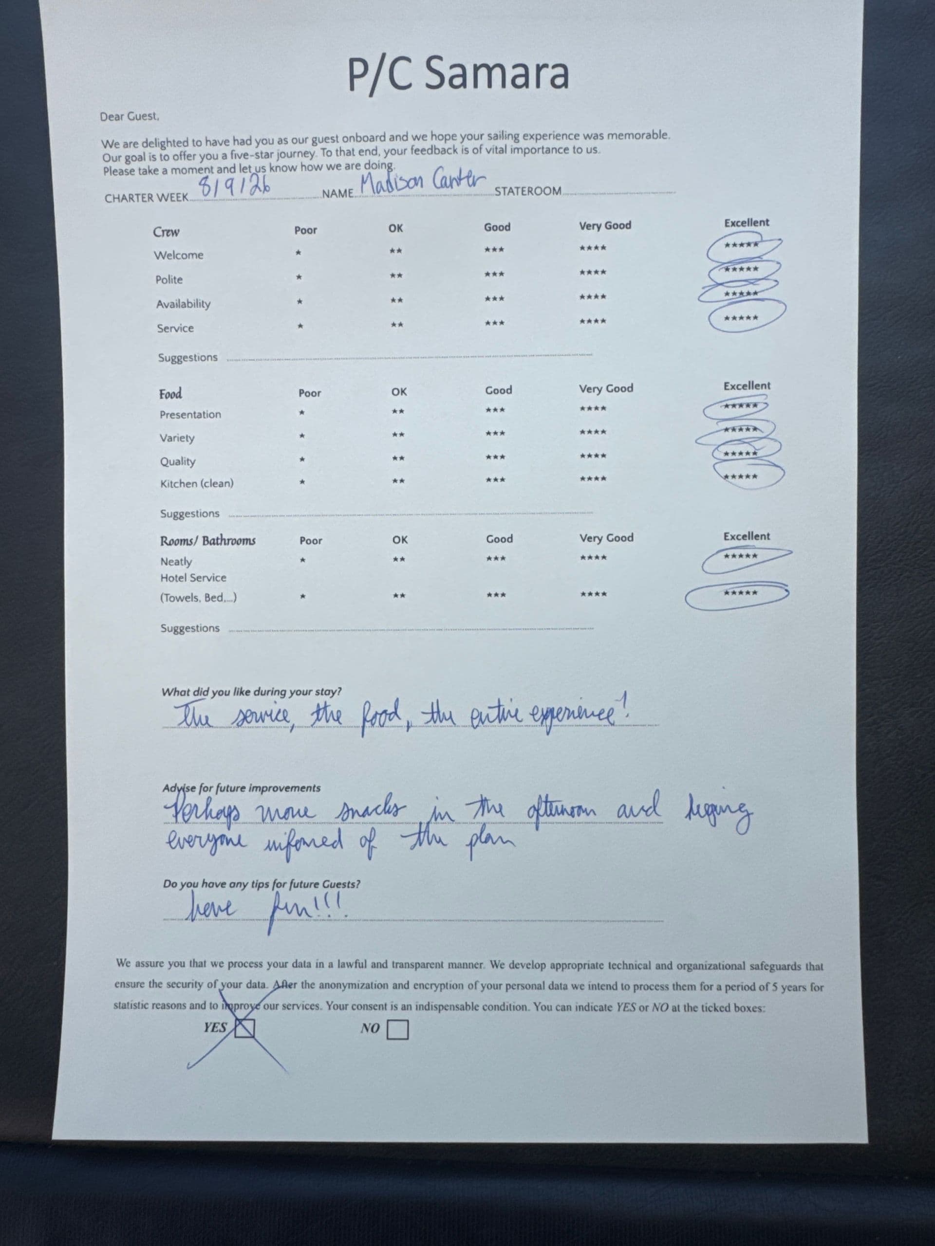 SAMARA guest review