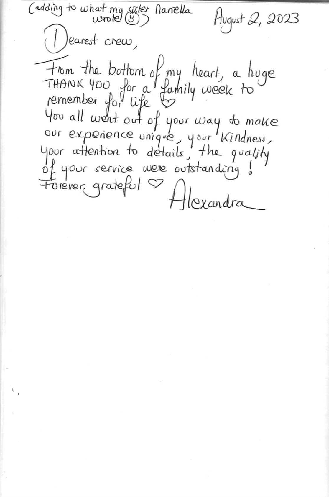 GENNY guest review