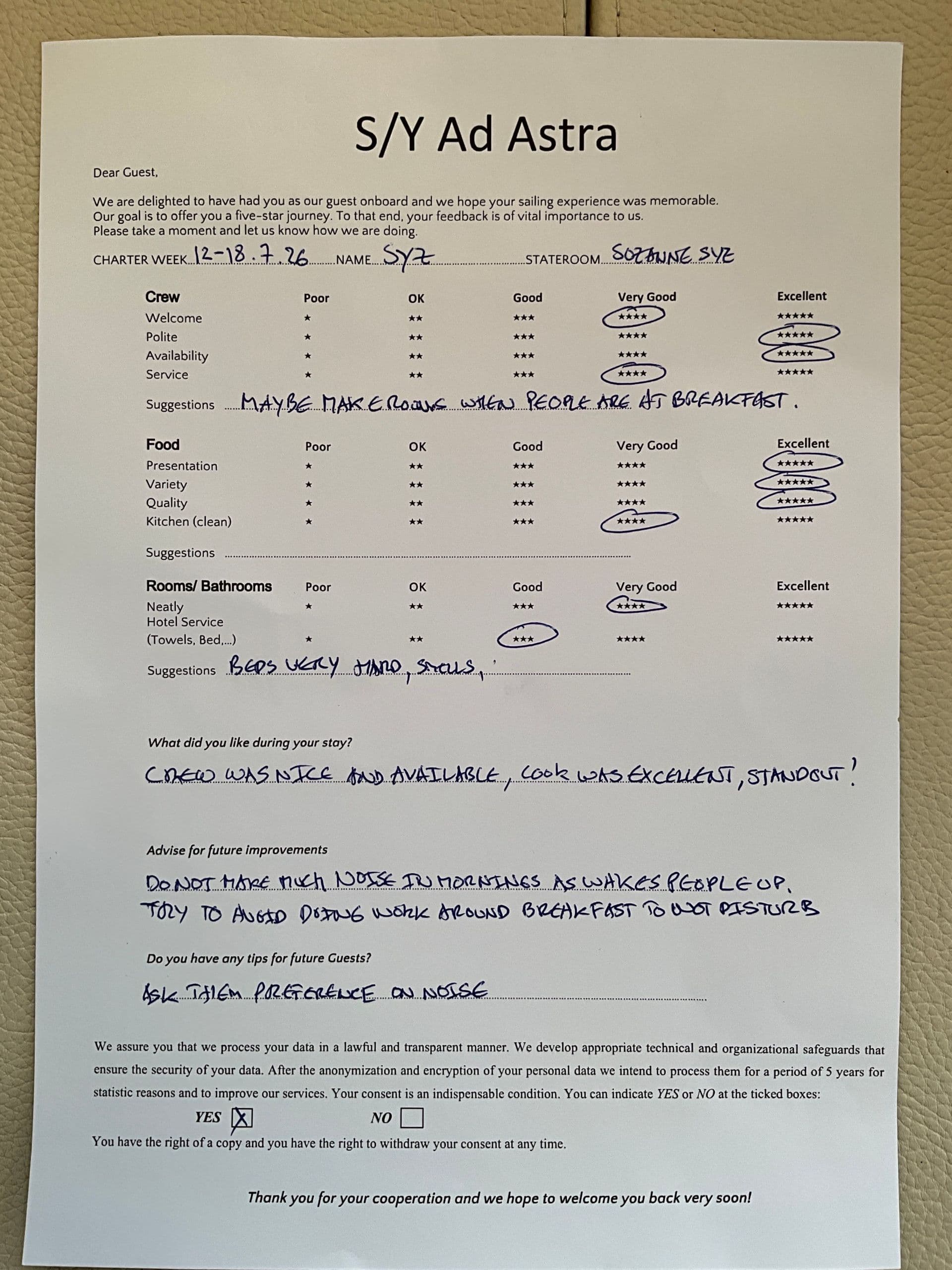 AD ASTRA guest review