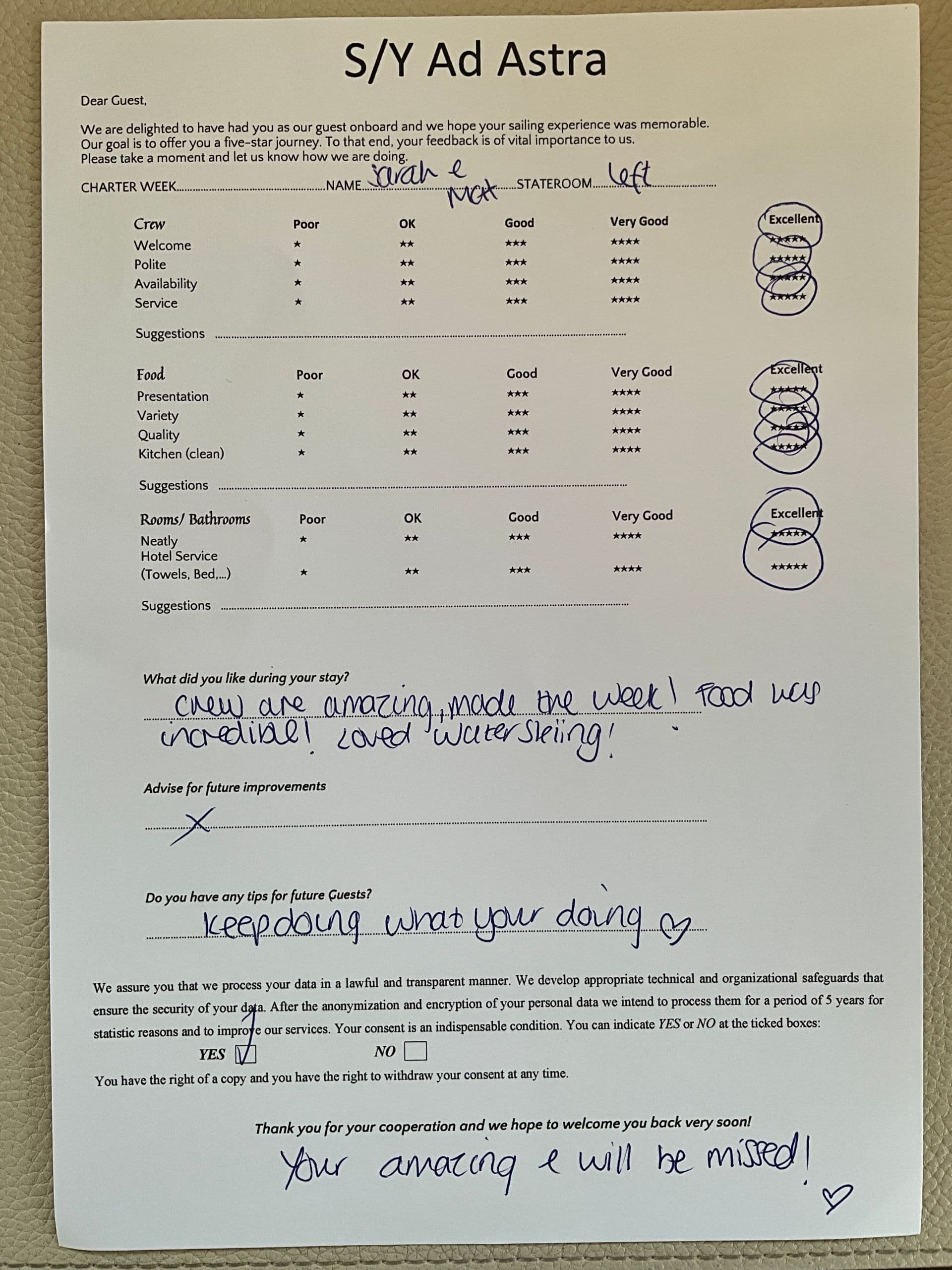 AD ASTRA guest review
