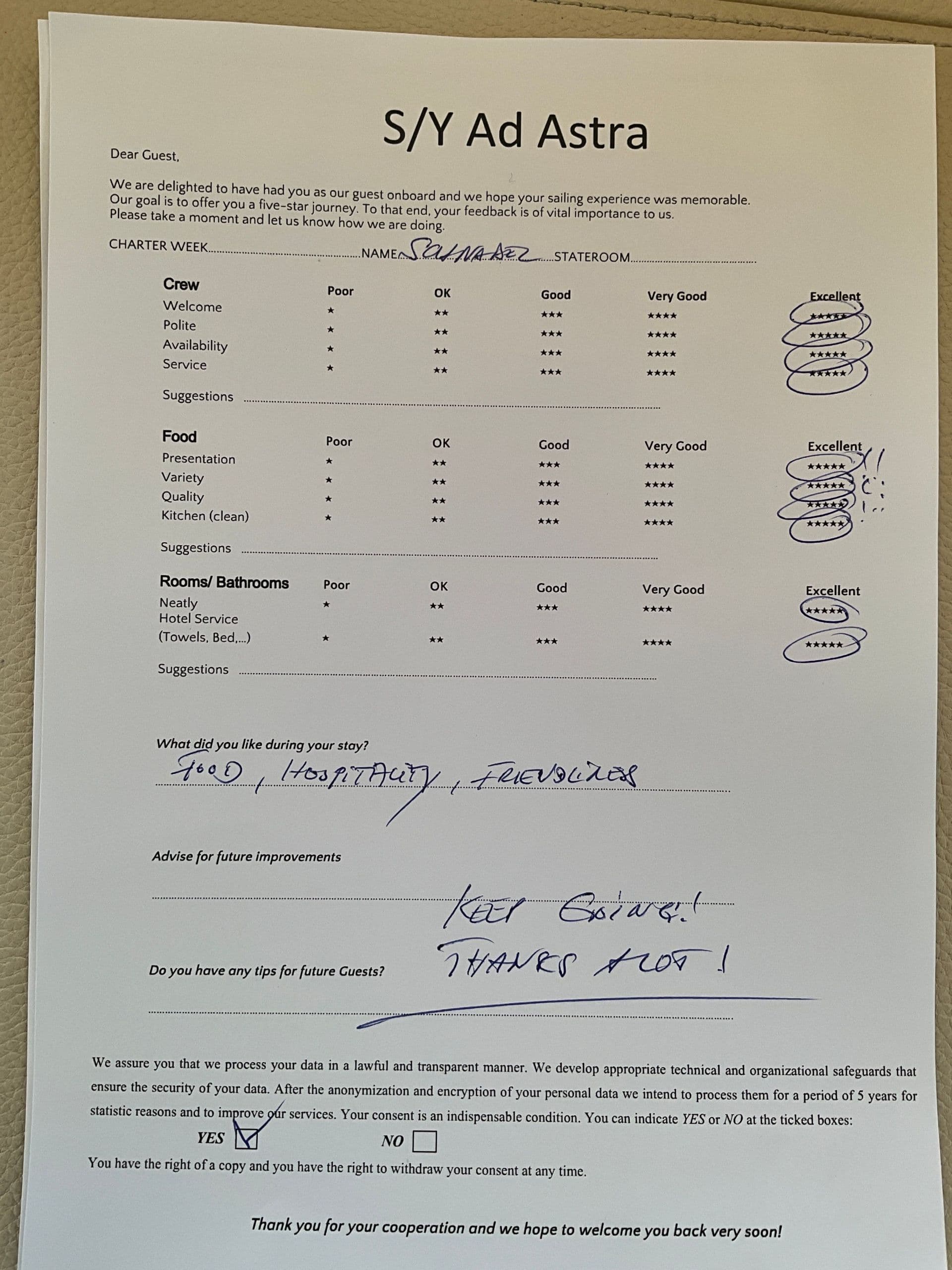 AD ASTRA guest review