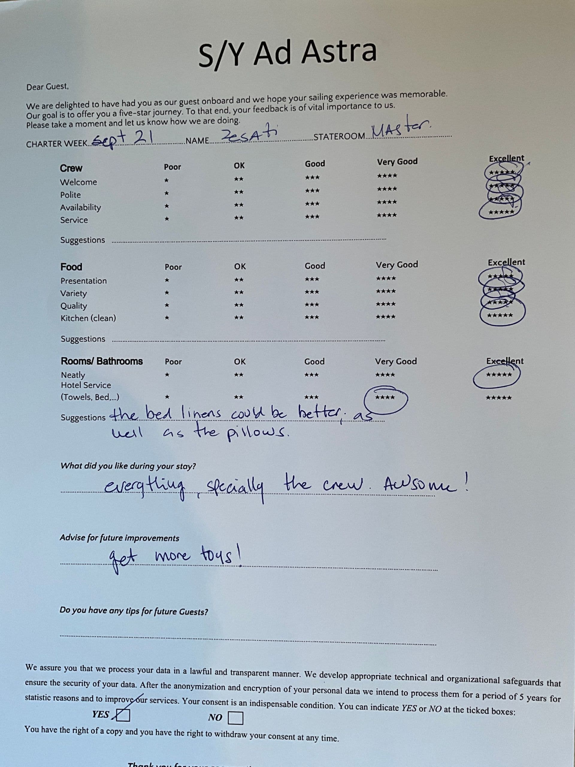 AD ASTRA guest review