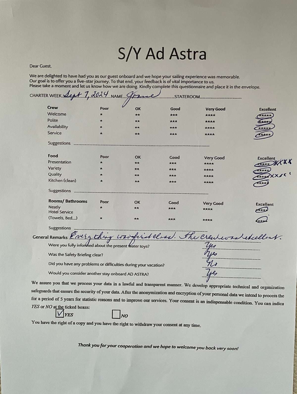 AD ASTRA guest review