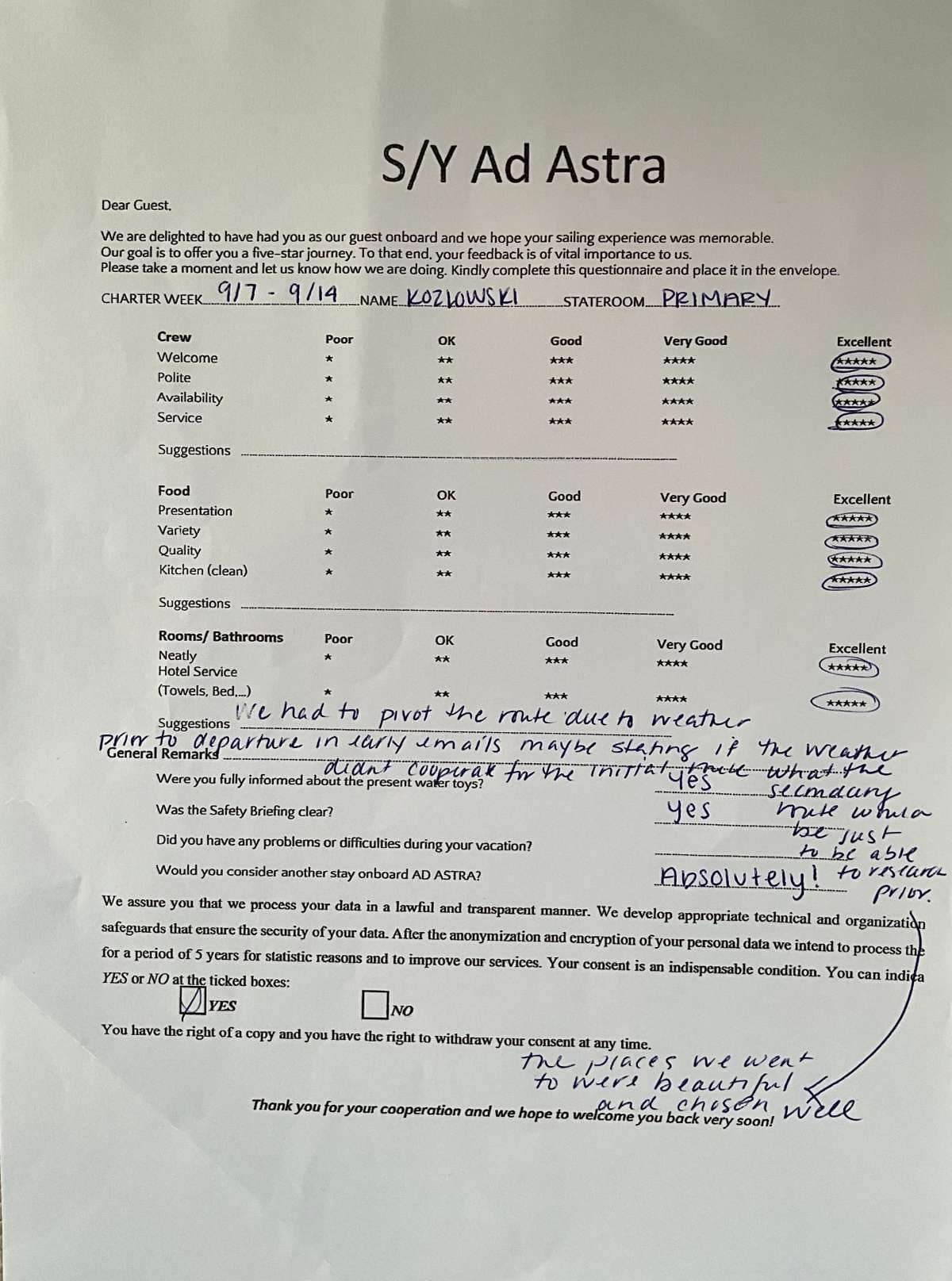 AD ASTRA guest review