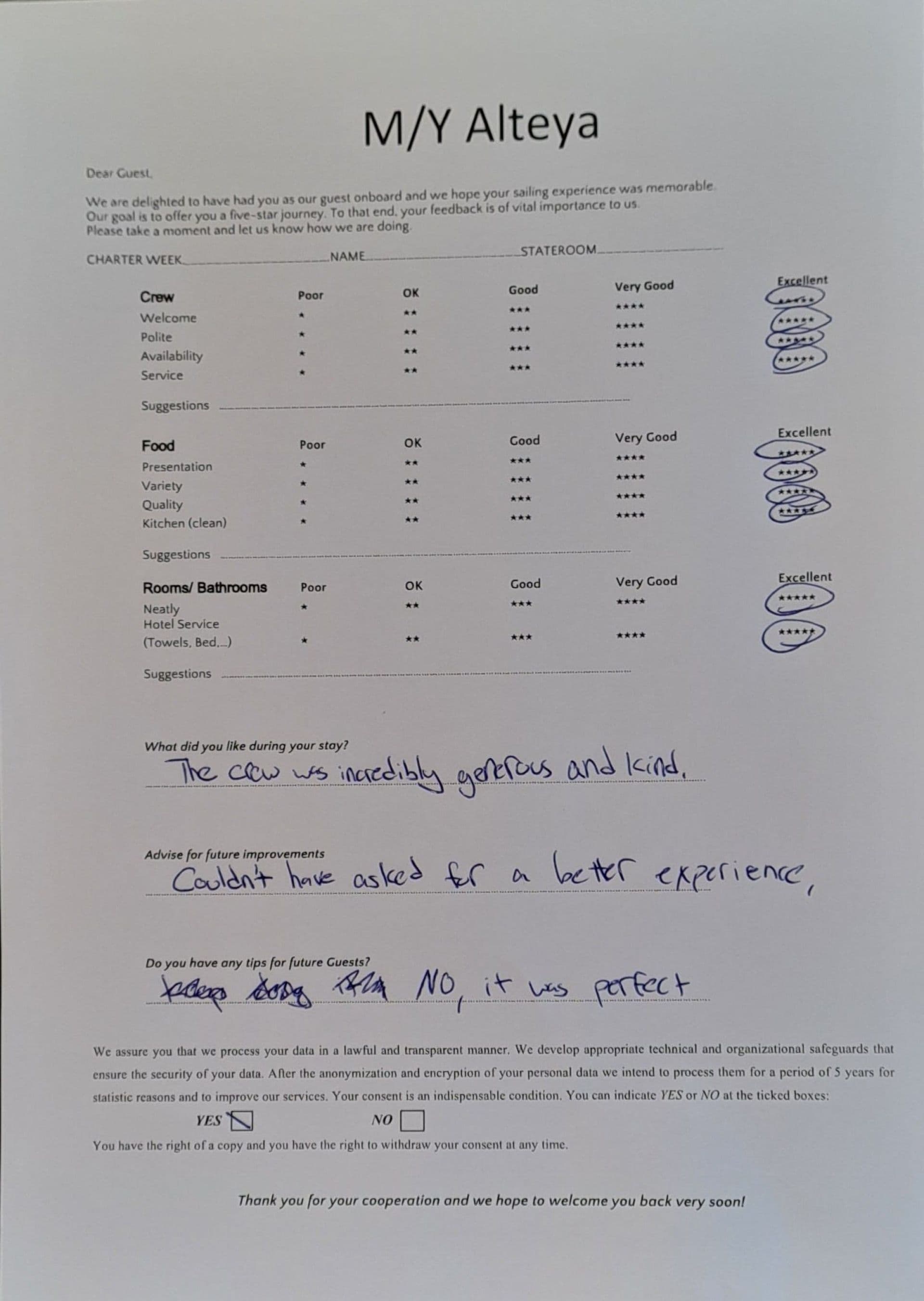 ALTEYA guest review