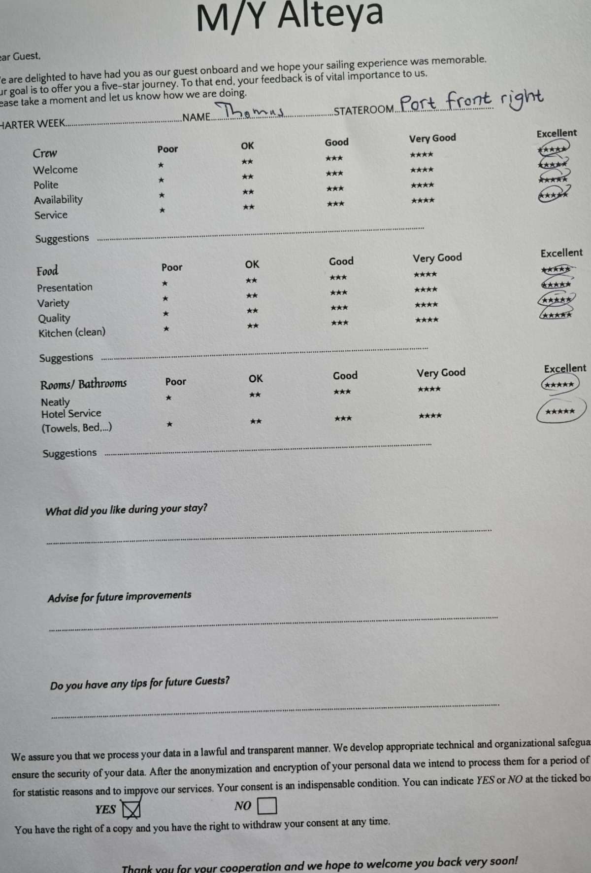 ALTEYA guest review