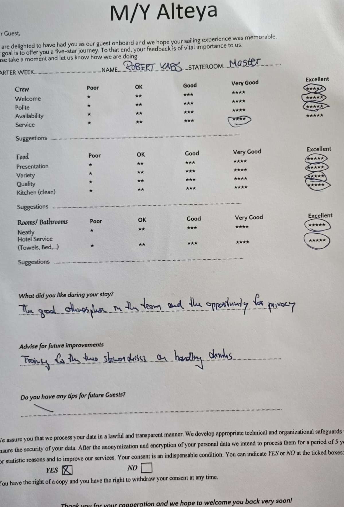 ALTEYA guest review