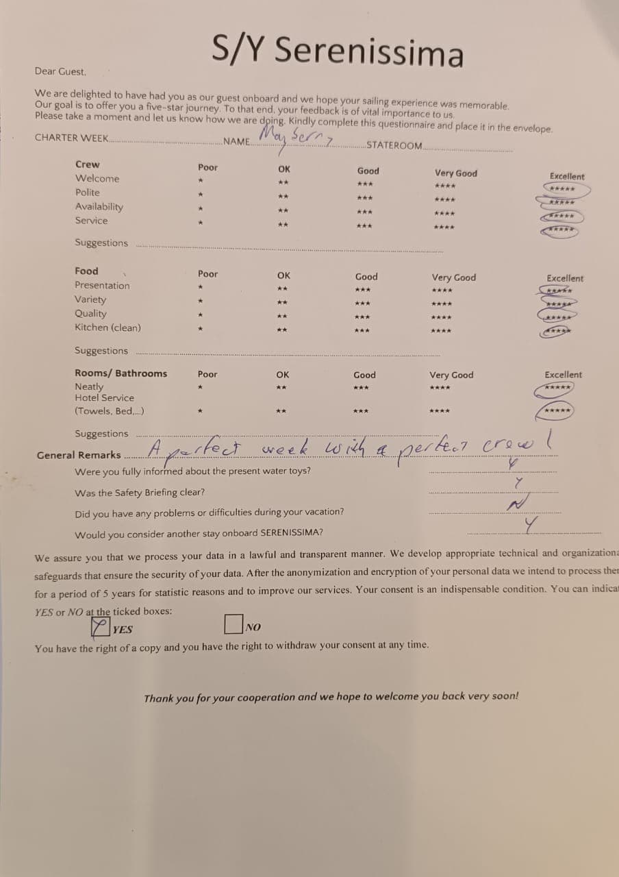 SERENISSIMA guest review