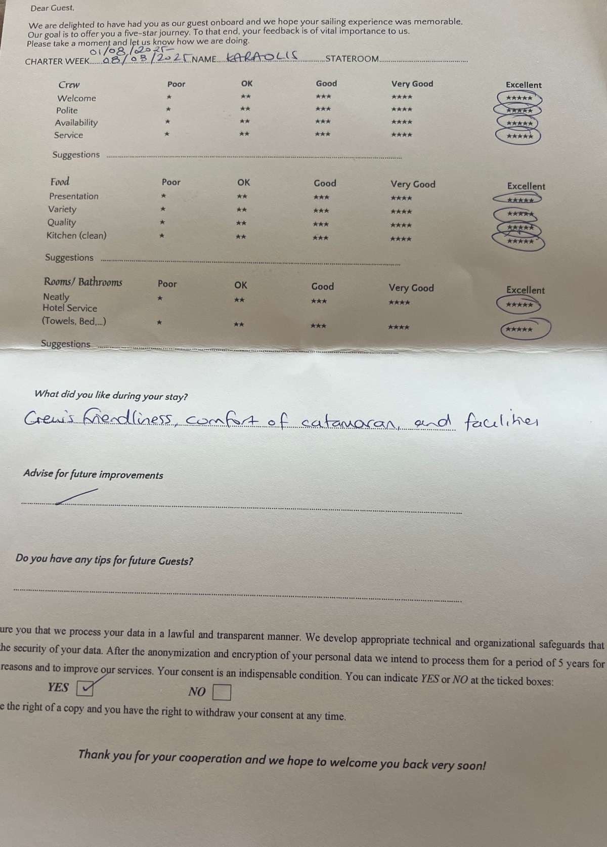 SERENISSIMA guest review