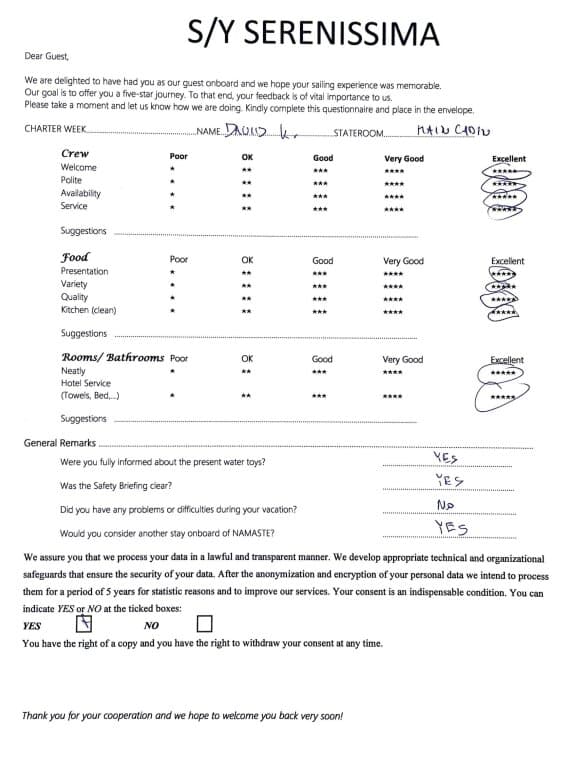 SERENISSIMA guest review