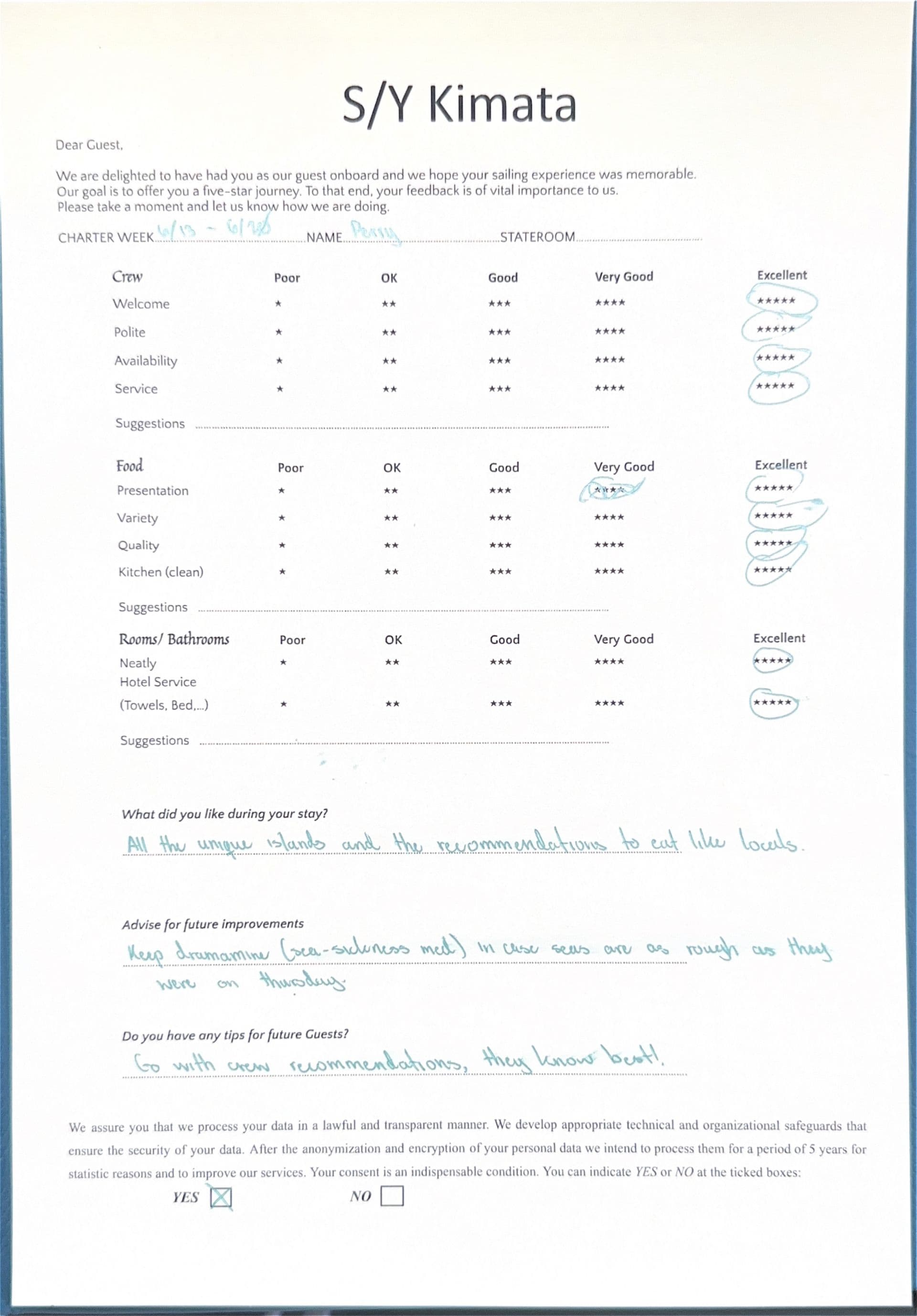 KIMATA guest review