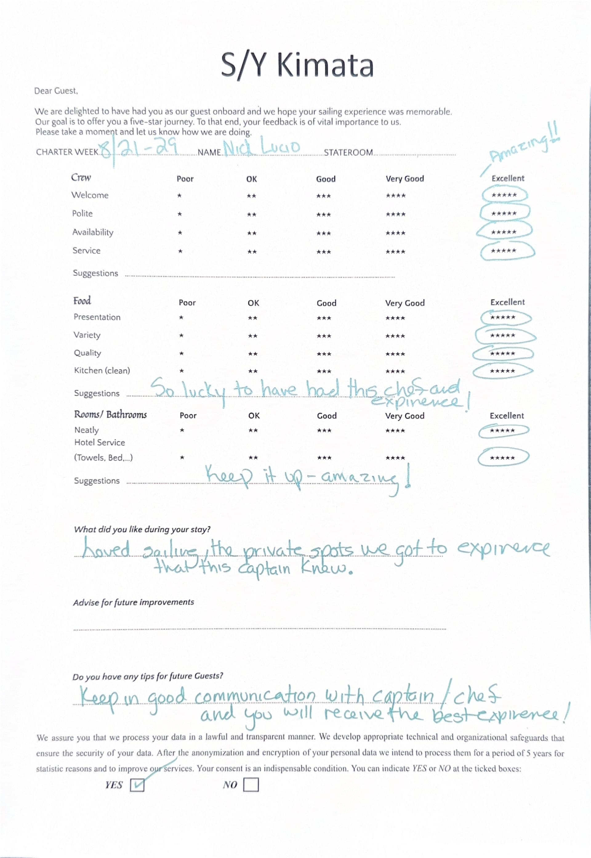 KIMATA guest review