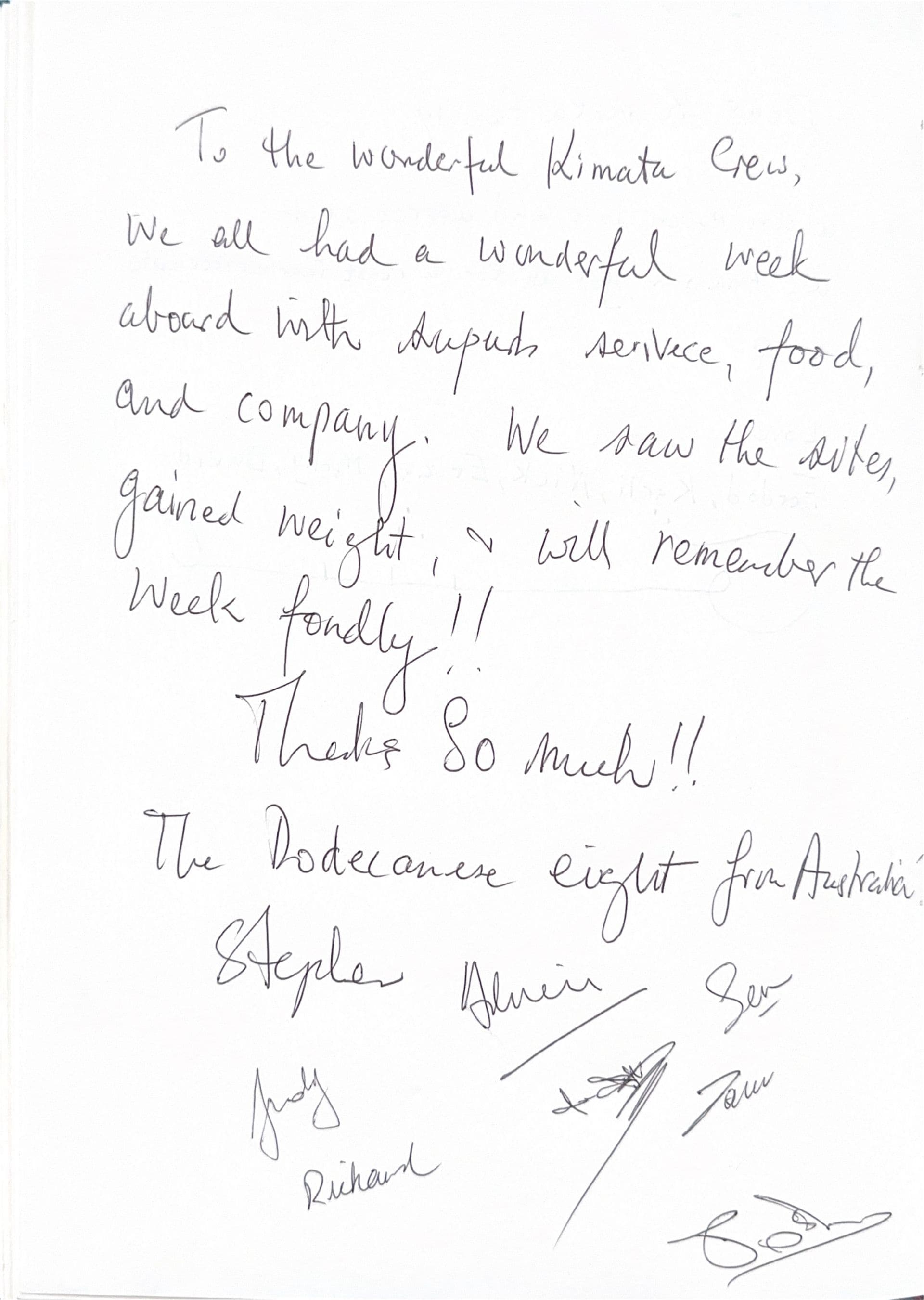 KIMATA guest review