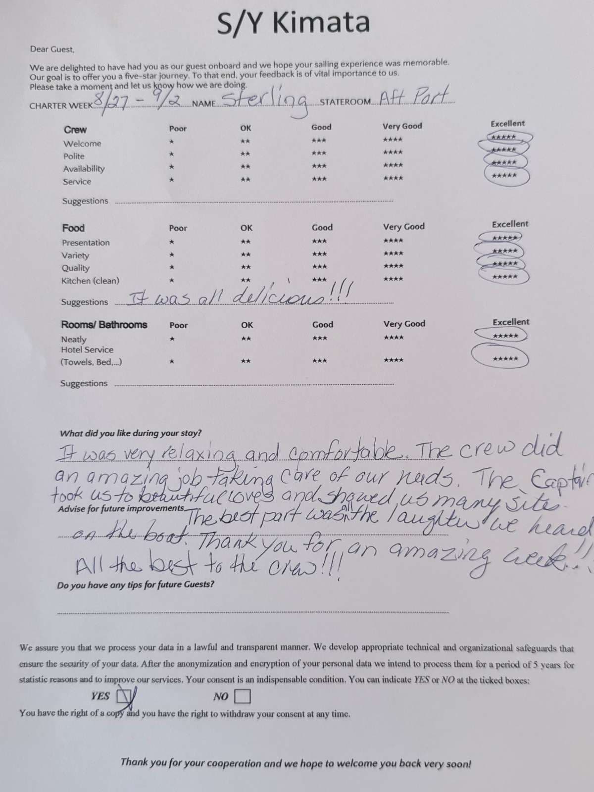 KIMATA guest review
