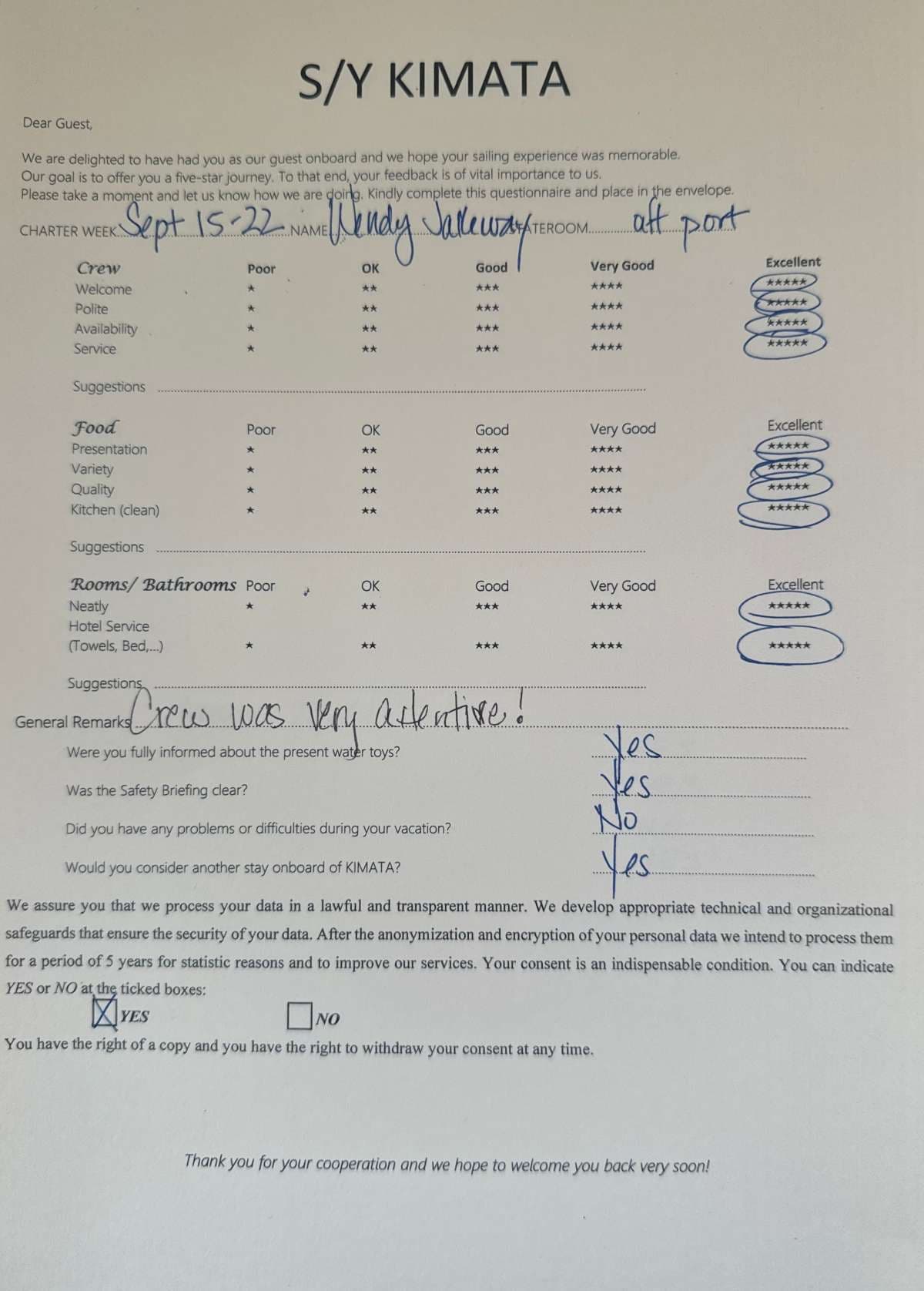 KIMATA guest review