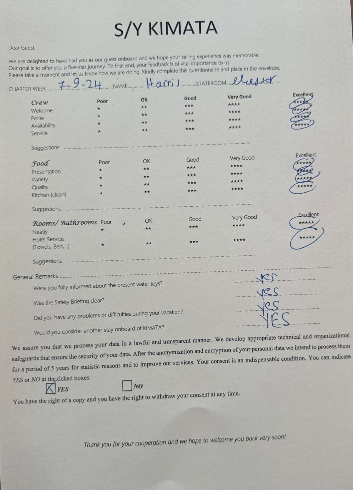 KIMATA guest review