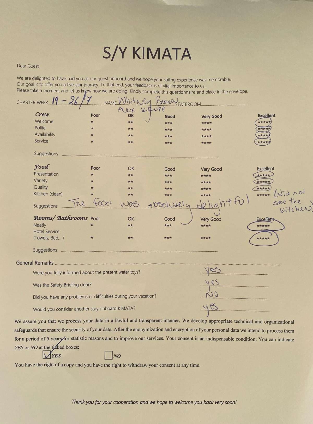 KIMATA guest review