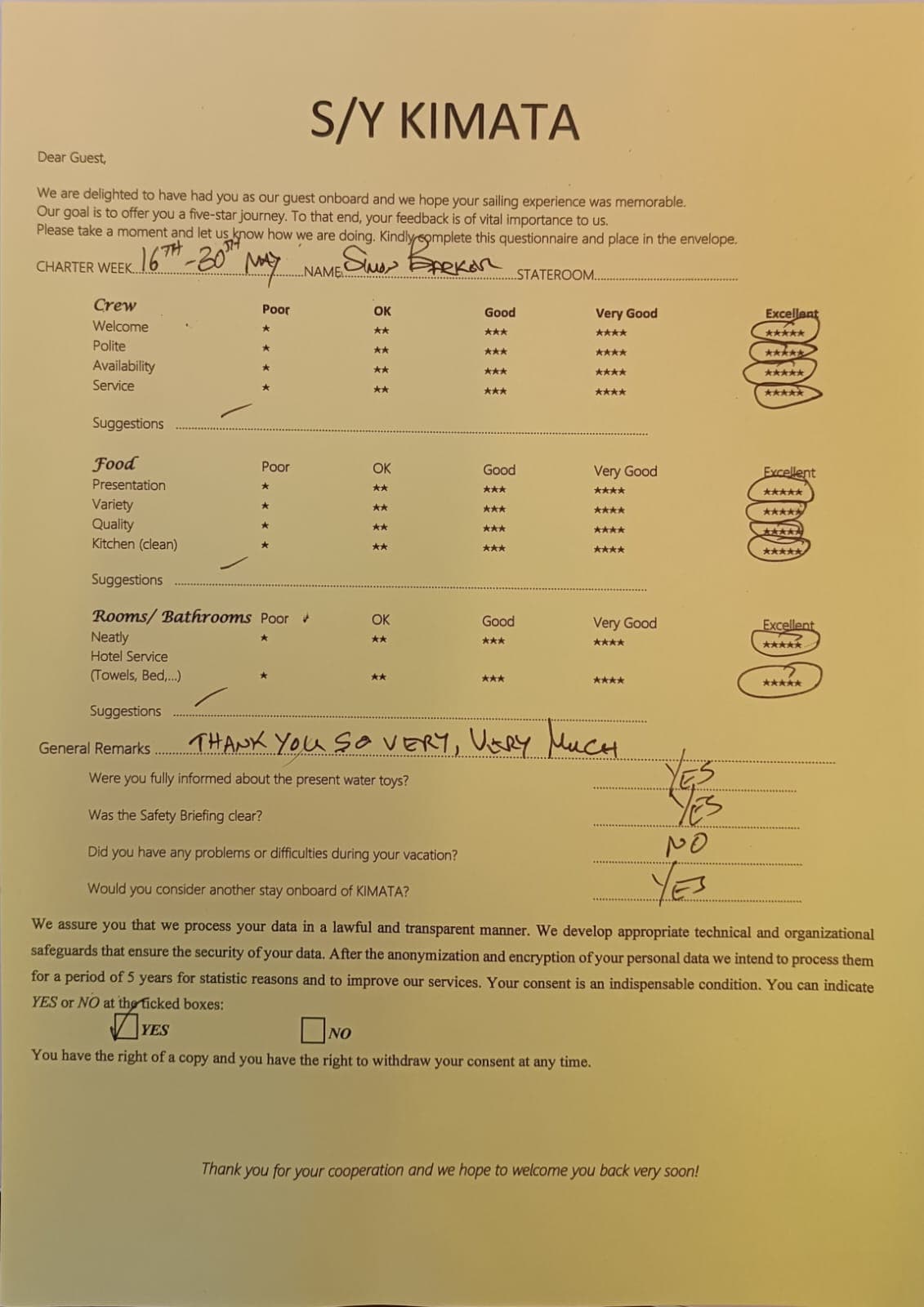 KIMATA guest review