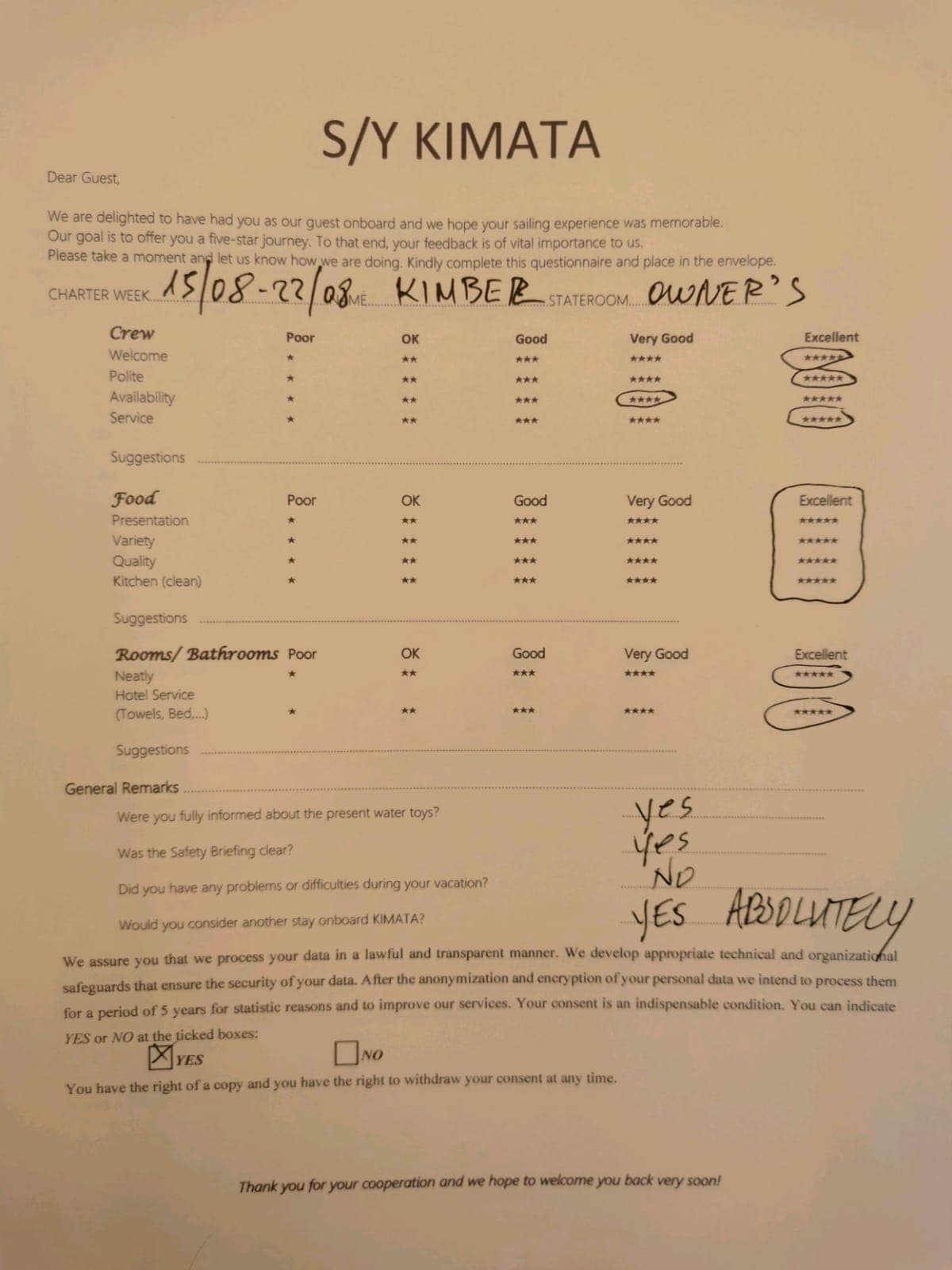 KIMATA guest review