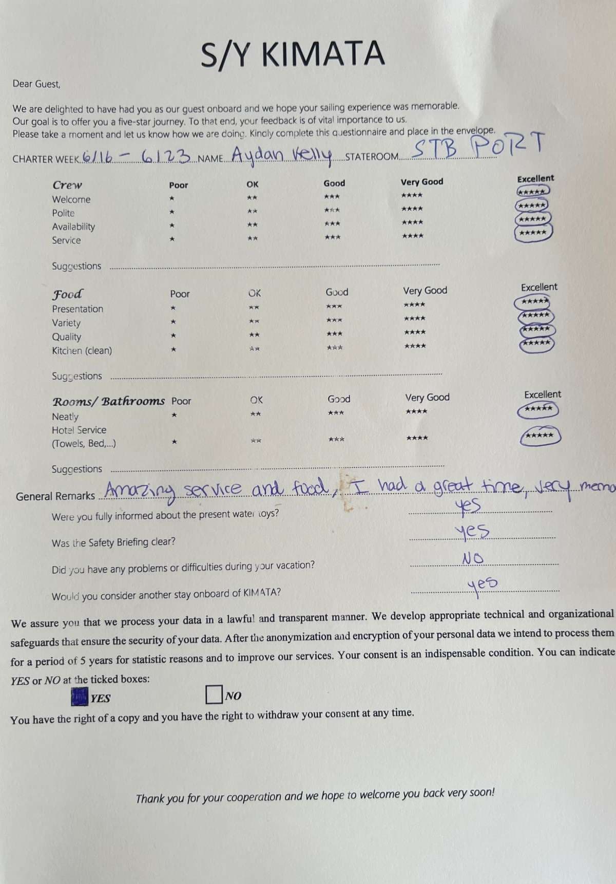 KIMATA guest review