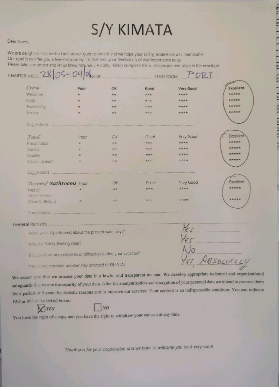 KIMATA guest review