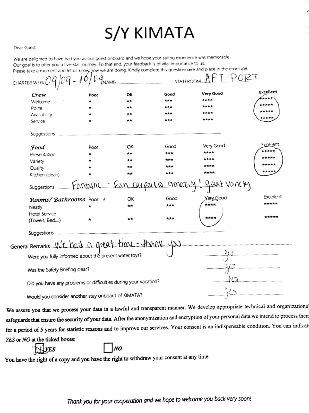 KIMATA guest review