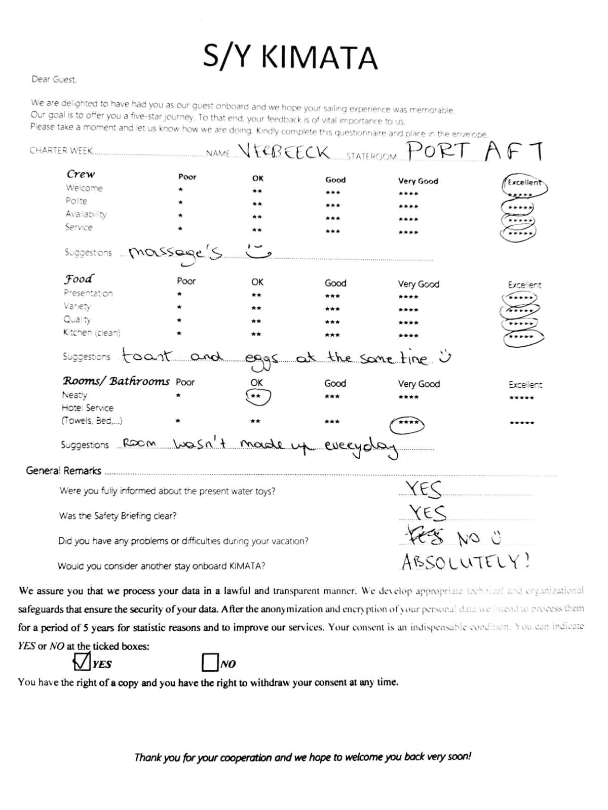 KIMATA guest review