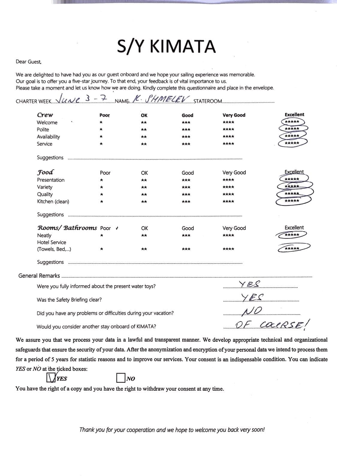 KIMATA guest review