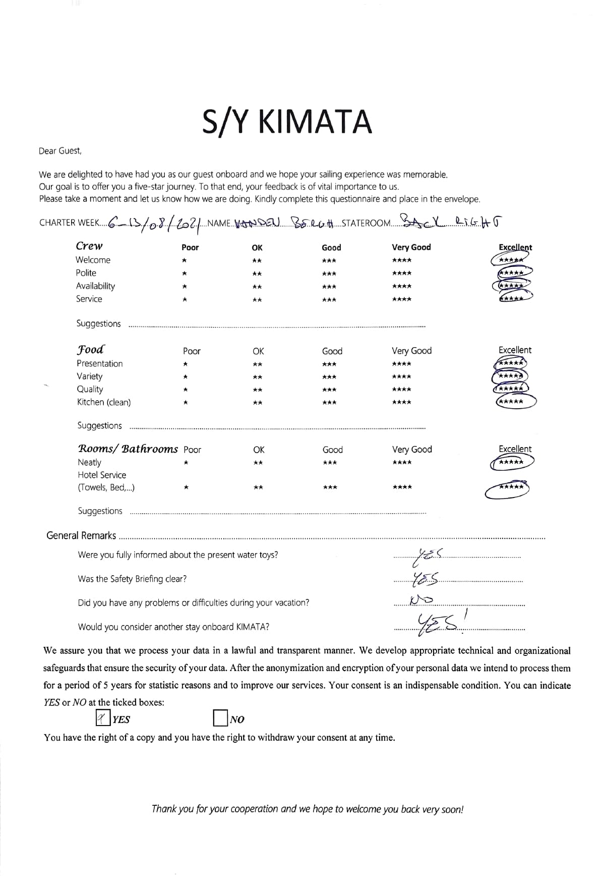KIMATA guest review