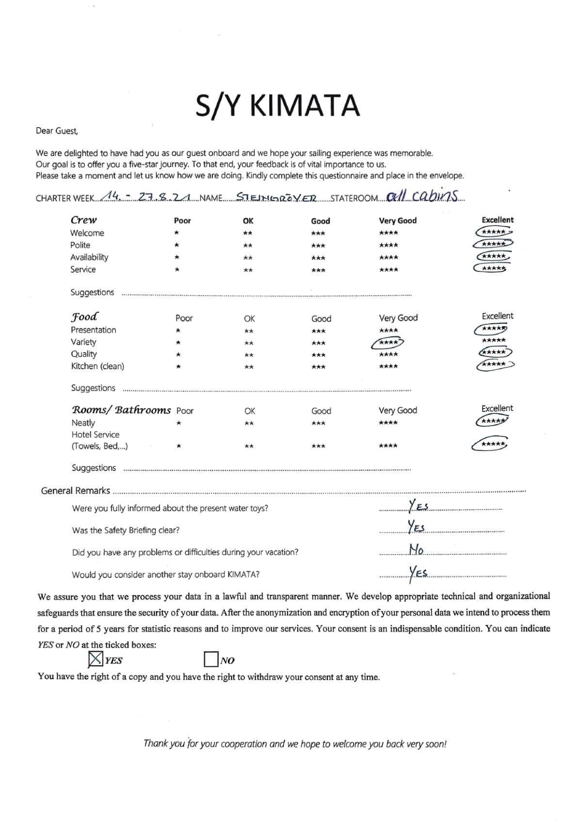 KIMATA guest review