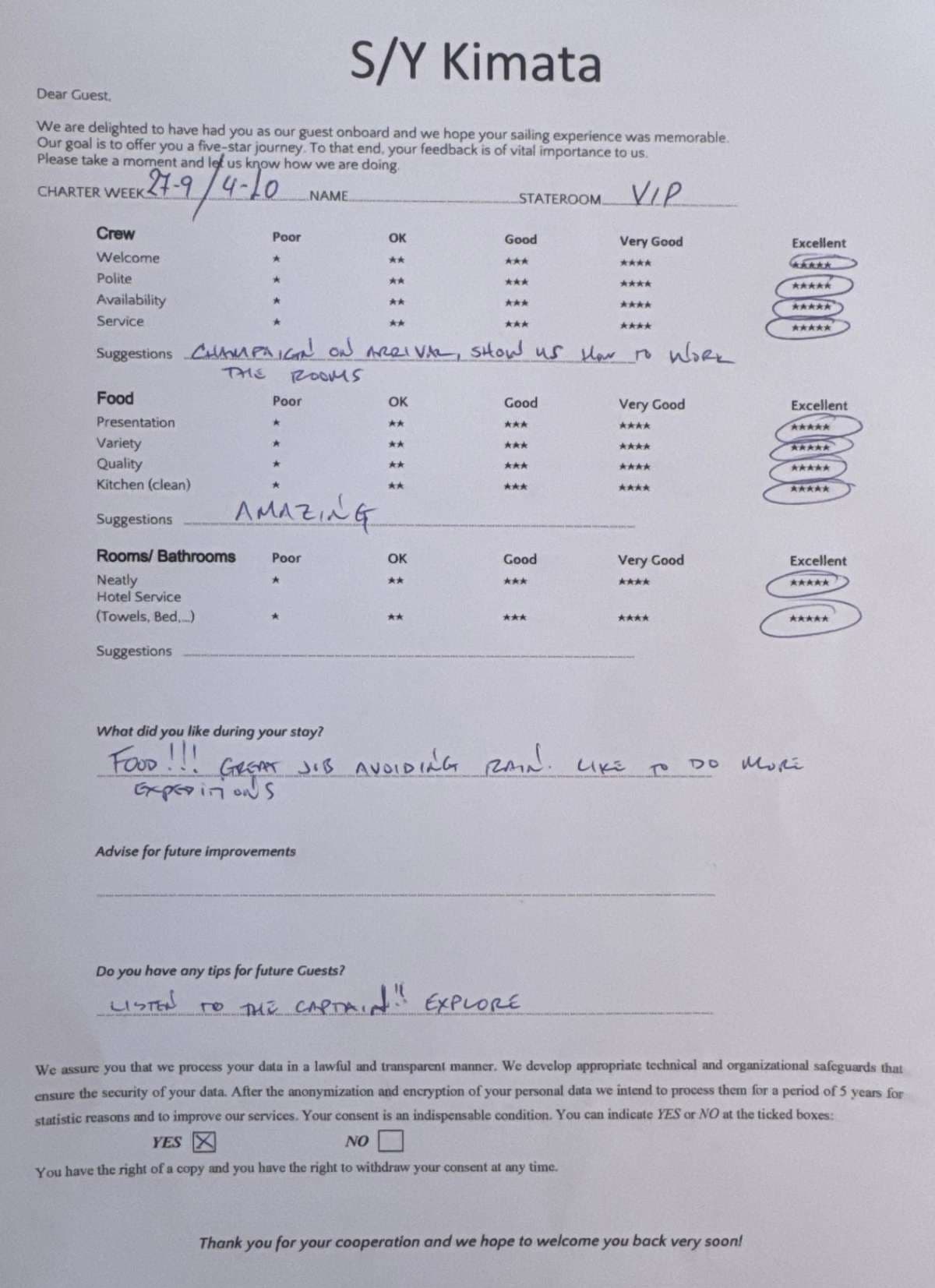 KIMATA guest review