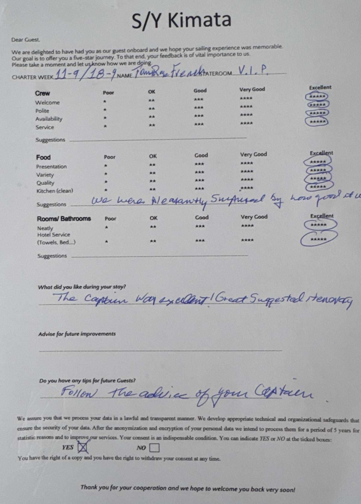 KIMATA guest review