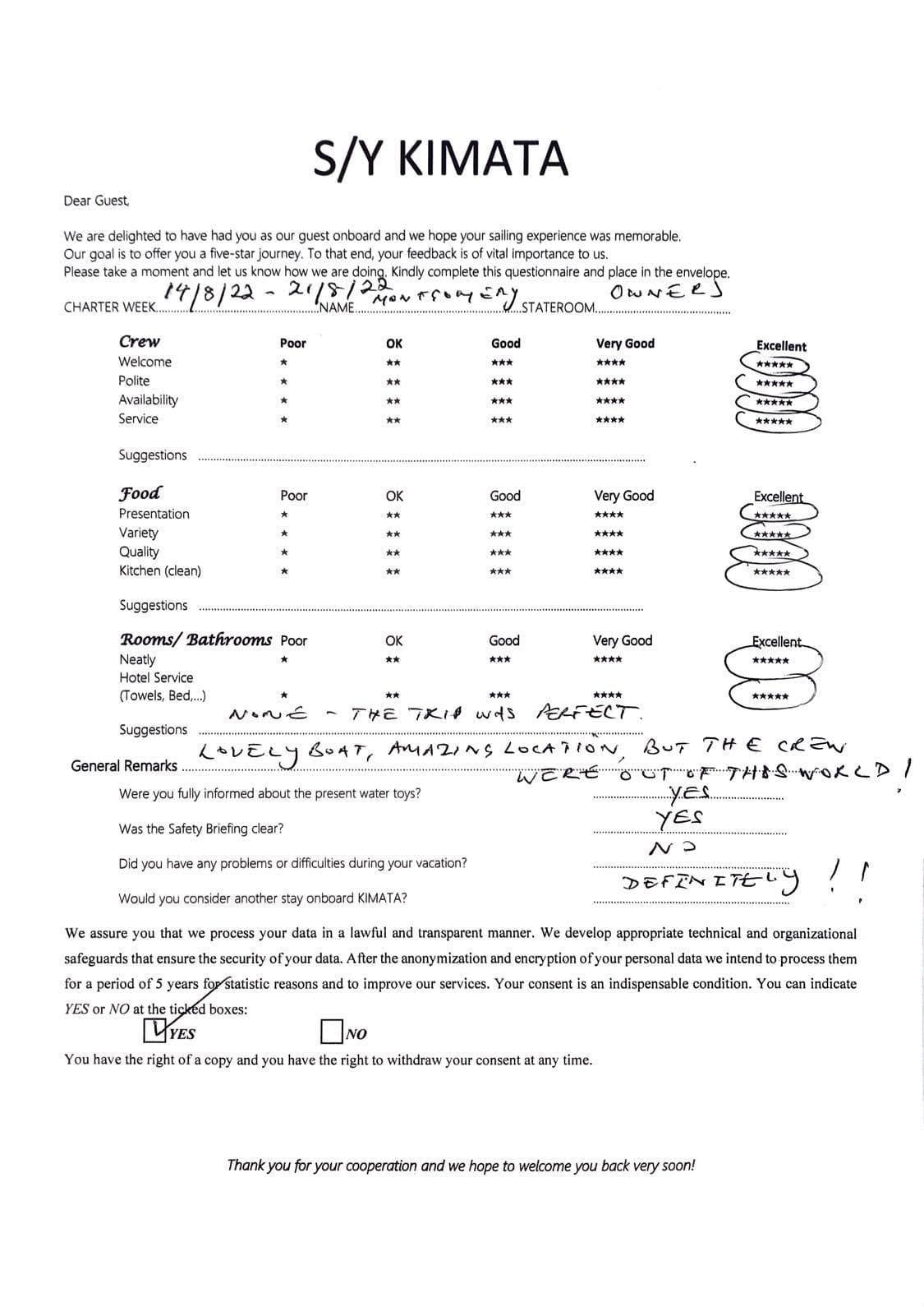 KIMATA guest review