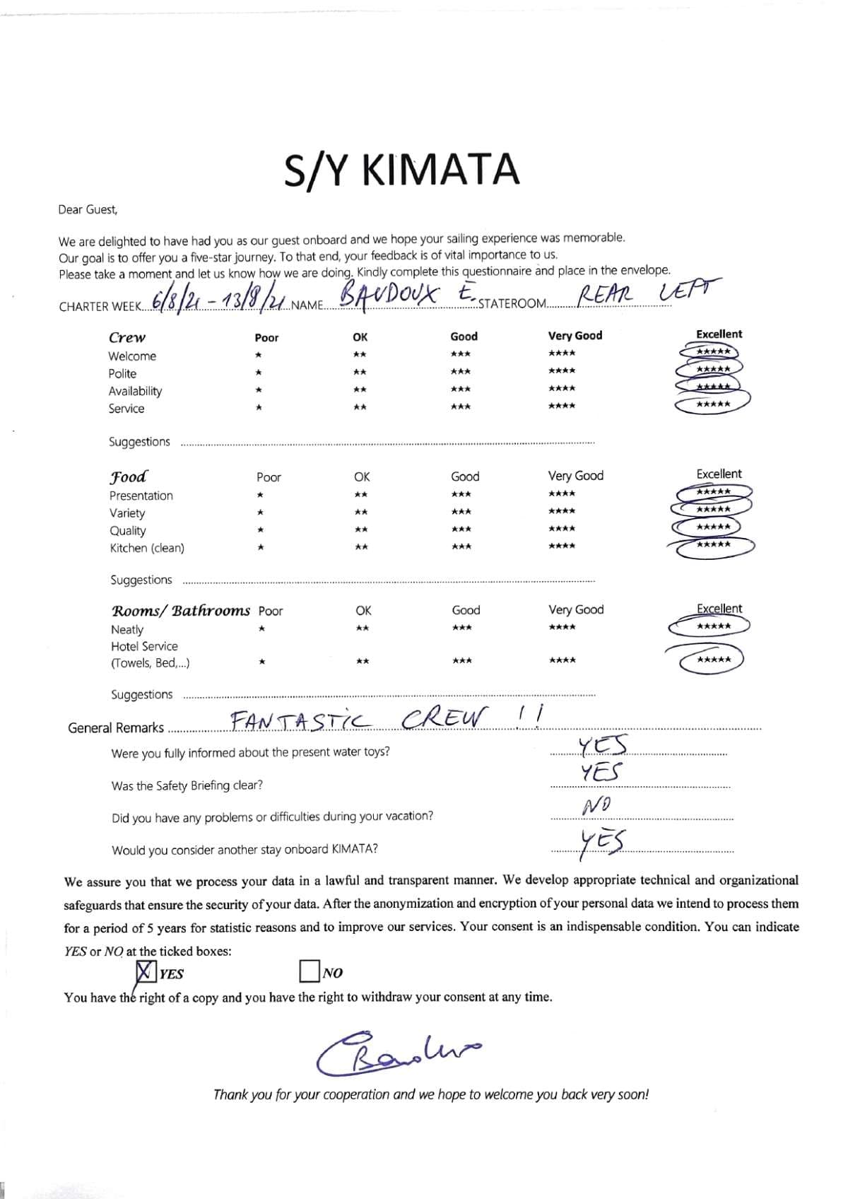 KIMATA guest review